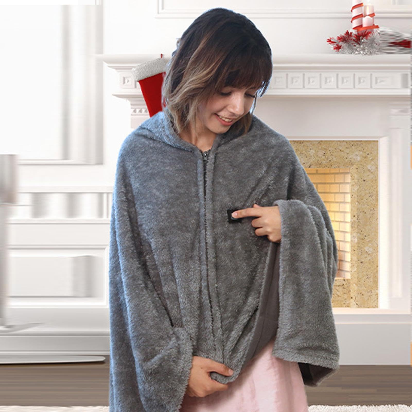 Plaid Chauffant Électrique Couverture pour l'Hiver