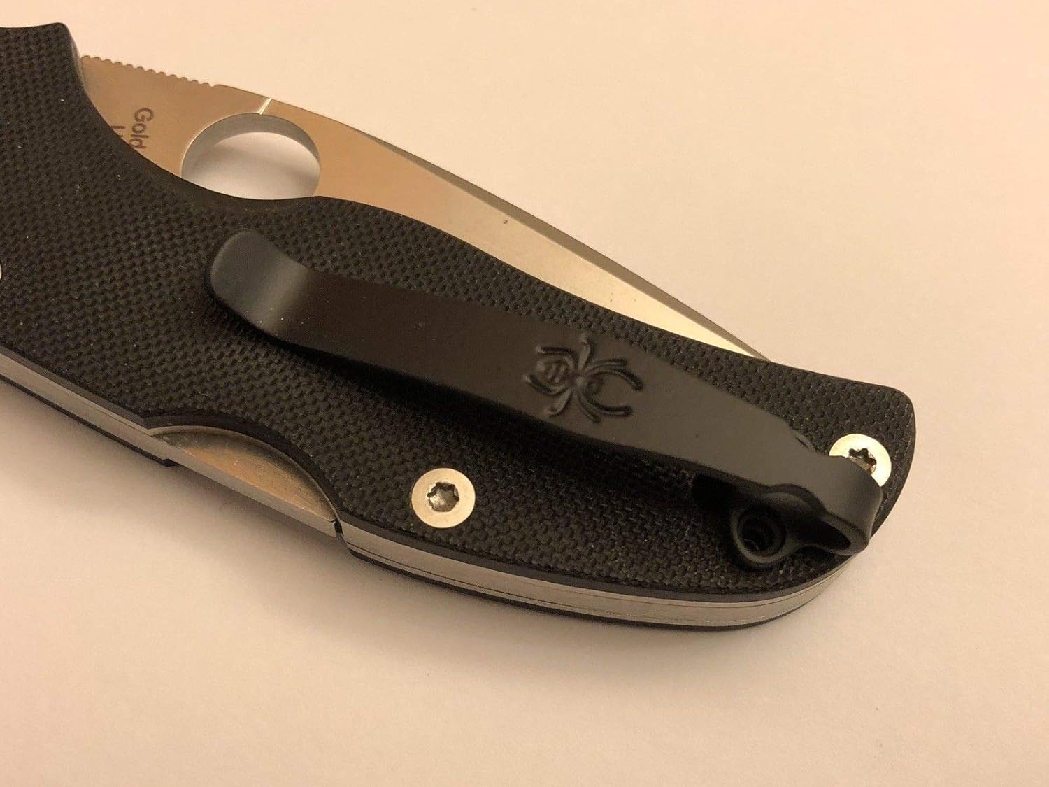 Black Titanium Deep Pocket Clip For Manix 2 C101GPBBK2 and Native 5 Lockback C41GP5