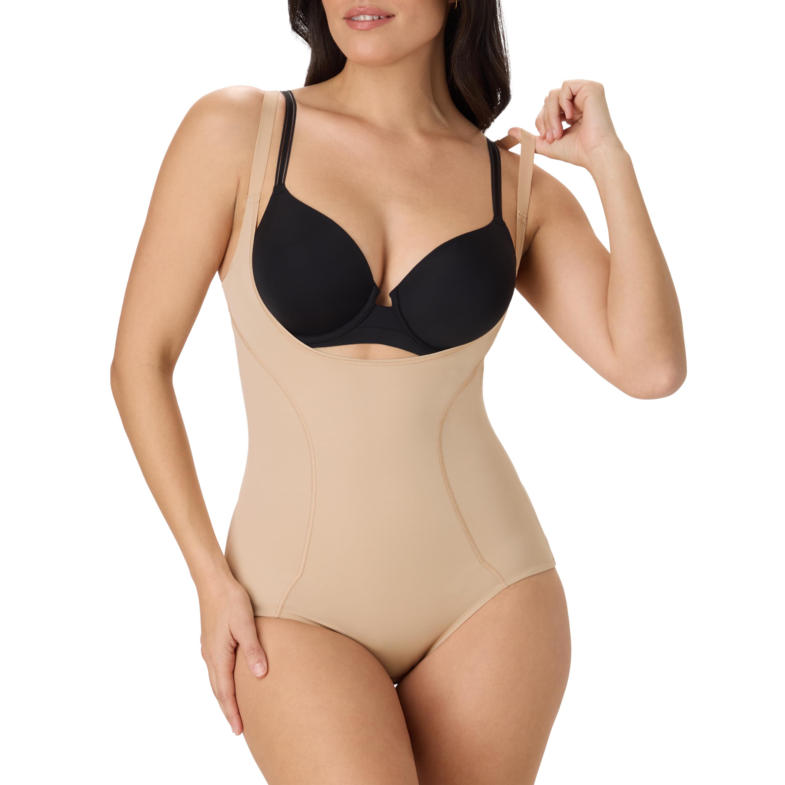 Maidenform Ultimate Slimmer Wear Your Own Bra Body Briefer Shapewear Fl2656 Ropa interior Mujer (Pack de 1)