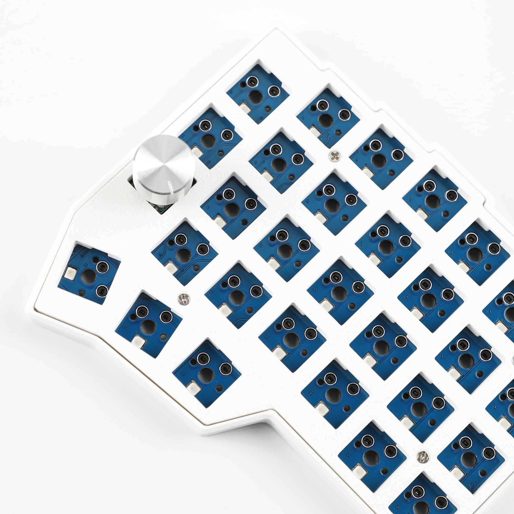YMDK BORNE Manopola Corne4×6 Layout 58 Tasti Ergonomico Wired Hot-swap Split MX Tastiera Meccanica South RGB QMK Fiala Programmabile