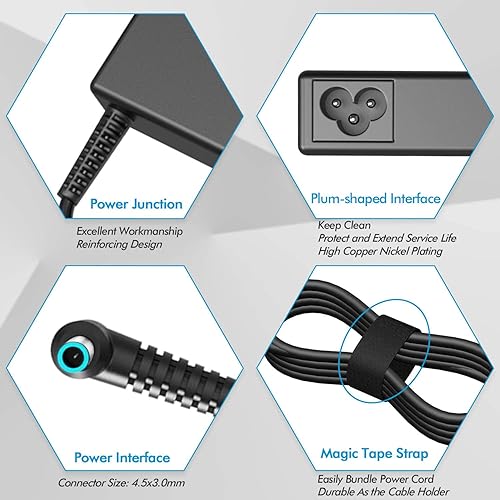 Miniatura 6 de Cargador de CA de 150 W para HP ZBook 15 15u 15v G3 G4 G5 G6 ZBook Studio 15 G3 G4 G5 G6 OMEN x por HP 15 17 Create G7 Victus 16 Fury 15 17 G7 G8