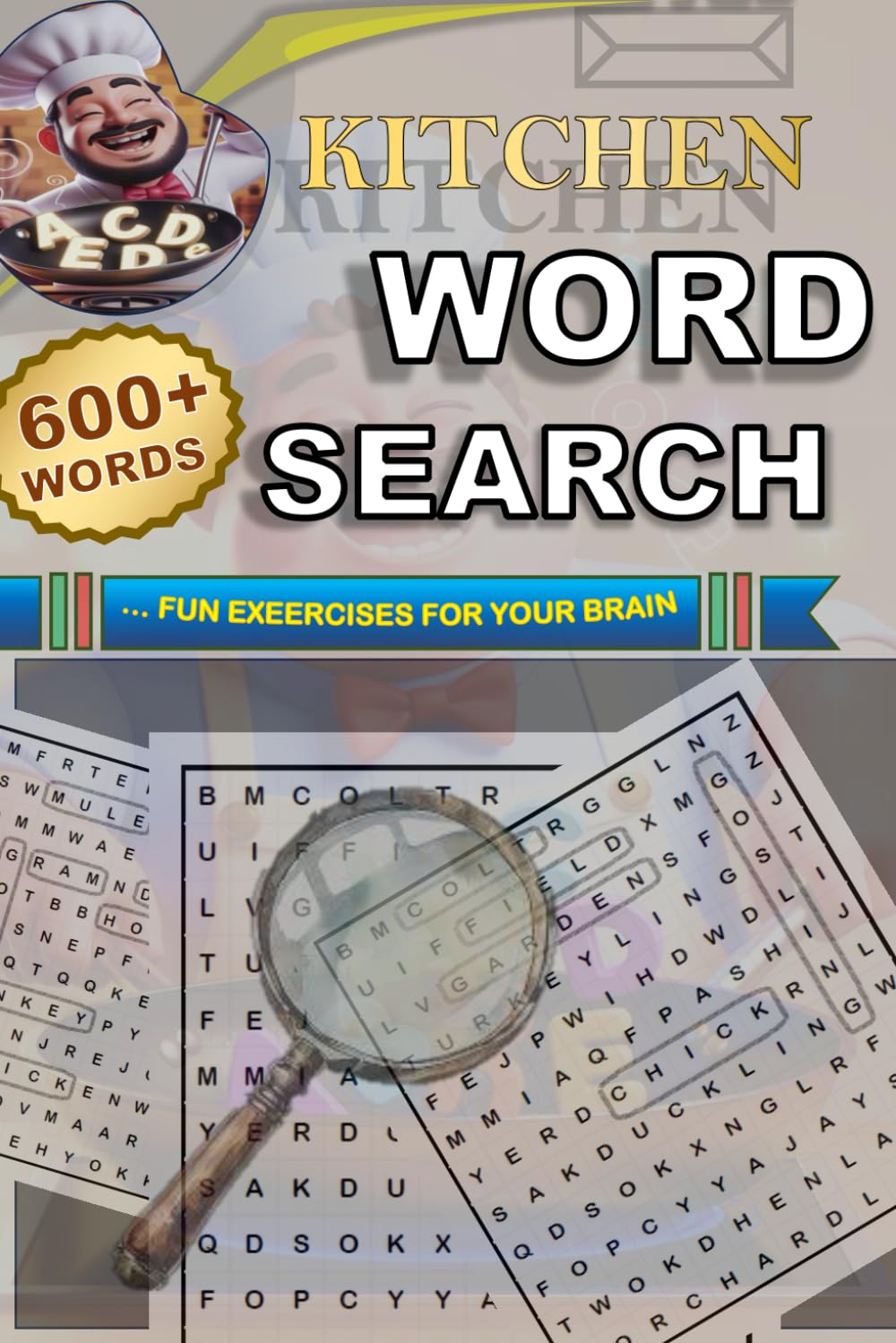 Kitchen Word Search: Deliciously Fun Word Puzzles for Home Cooks and Foodies