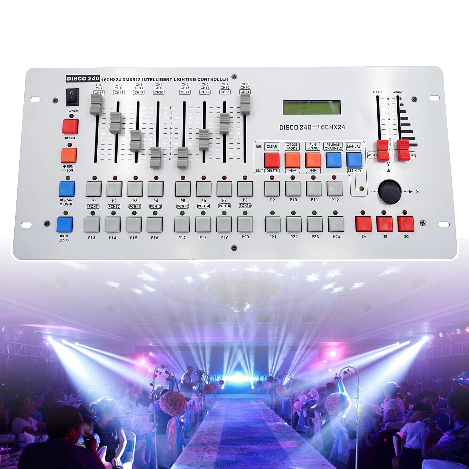 Console DMX 512 anti-surchauffe pour contrôler 240 canaux sans coupure