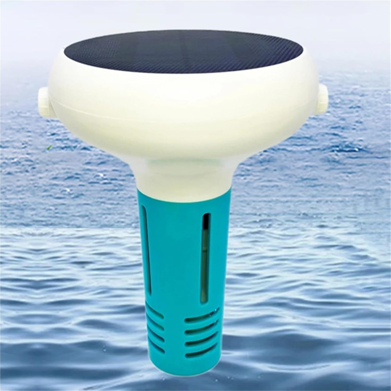 Water Test Meter, Digital Water Tester 7 in 1 PH ORP EC TDS Salt Temp CL Solar Powered Swimming Pool for