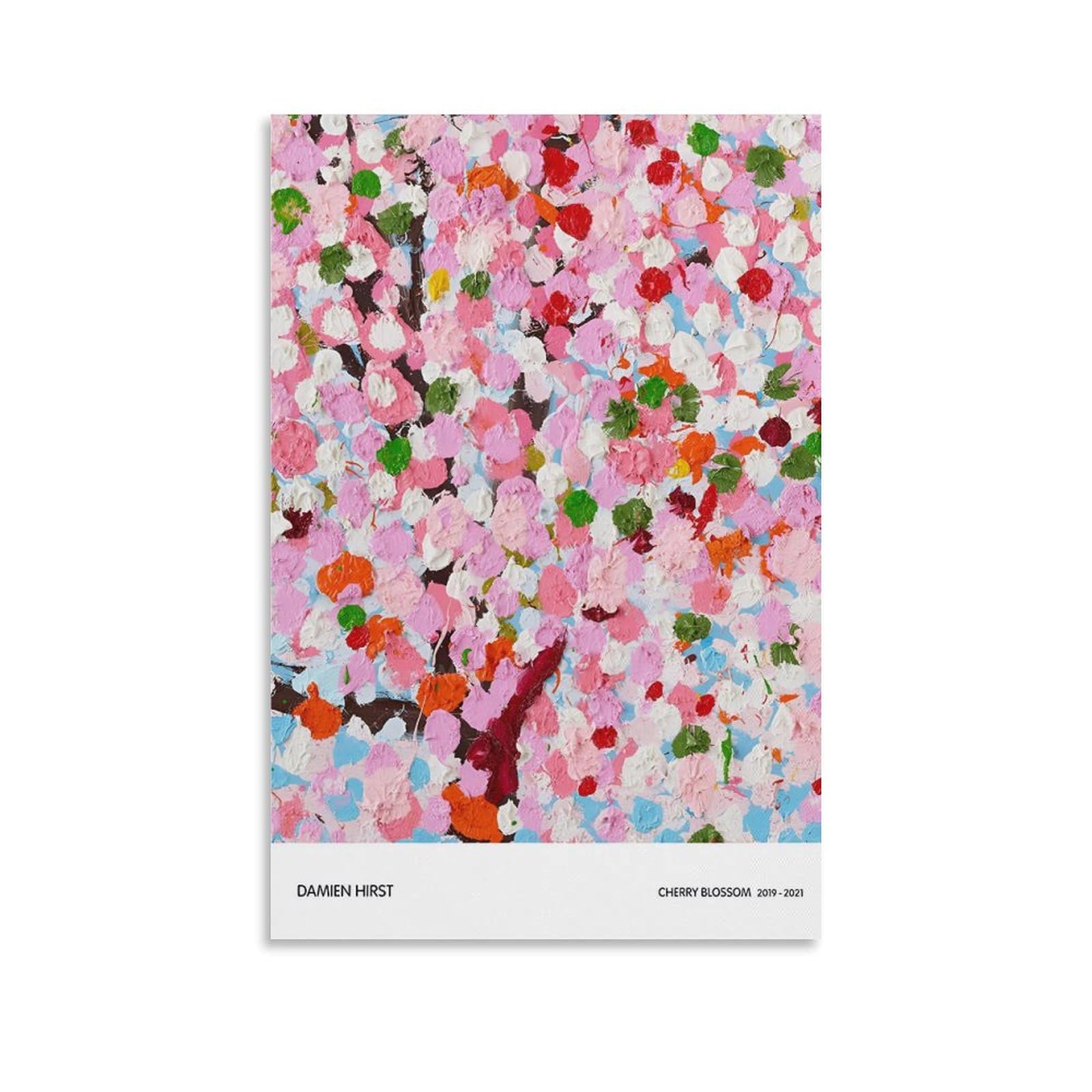 Amazon.co.jp: ダミアンハーストポスター キャンバス 芸術 ポスター 壁 