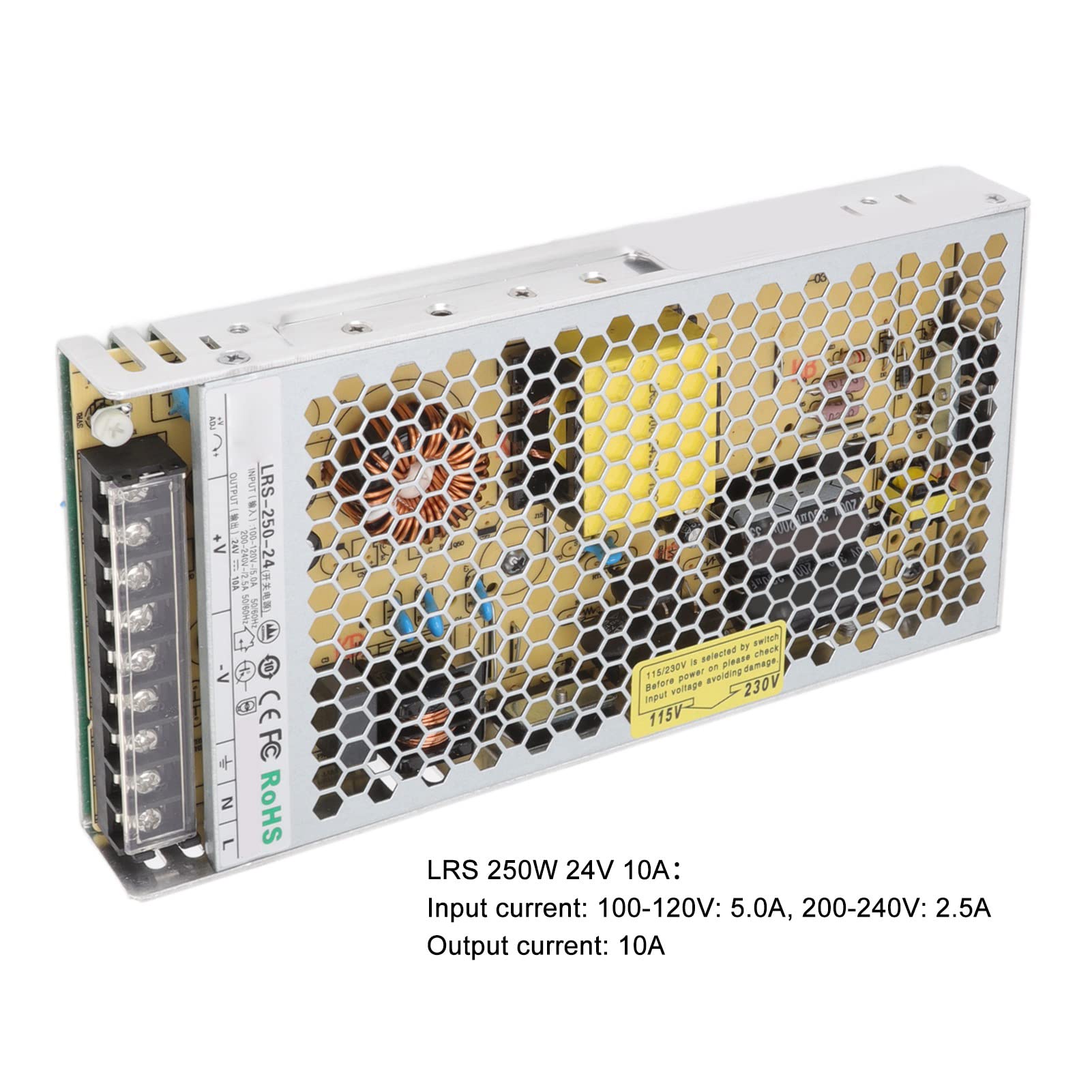 Schaltnetzteil, 24V-Adapter für LED-Leuchten (LRS-250W-24V 10A)