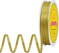 Vista 52 de Cinta de satén plateada de doble cara de 1-1/2 pulgadas x 50 yardas, cinta plateada de poliéster para envolver regalos, muy adecuada para bodas