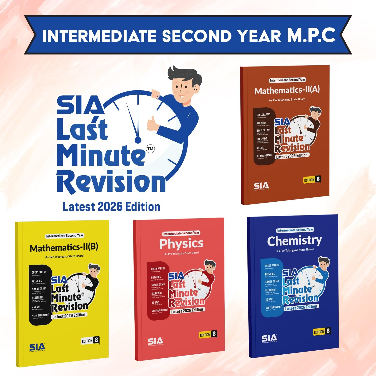 LMR Intermediate Second Year MPC Mathematics IIA & IIB, Physics & Chemistry (4 Book Set) Edition 7 Latest & Updated 2025 Paperback – 24 September 2024