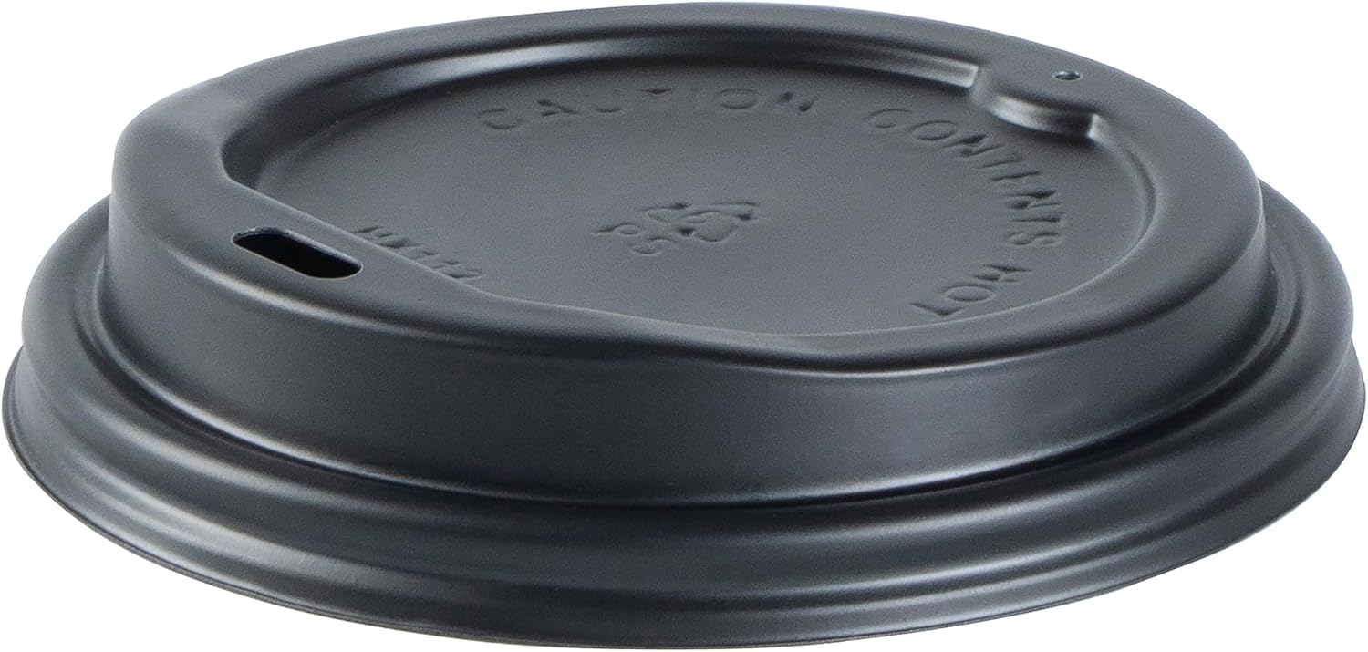 8 Ounce Disposable Coffee Cups With Lids, 20 Hot Cups With Lids - Sleeves Sold Separately, Single Wall, Forest Green And White Stripe Paper Coffee Cups, For All Kinds Of Beverages - Restaurantware - Image 10