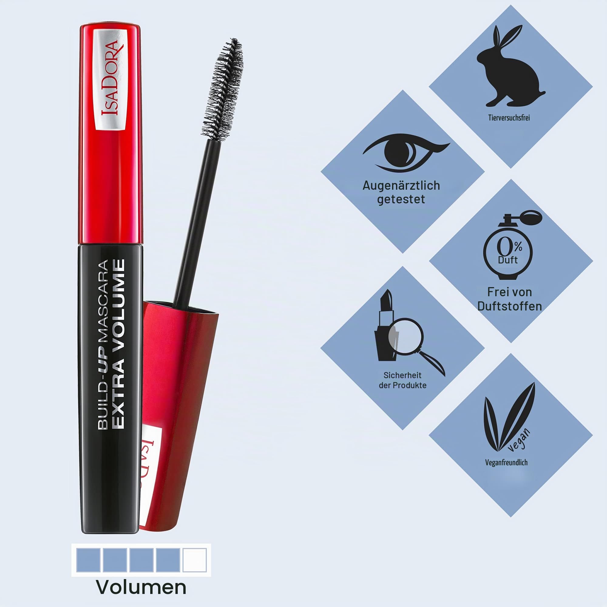 Isa Dora Build-up Extra Volume Mascara (01 BLack)