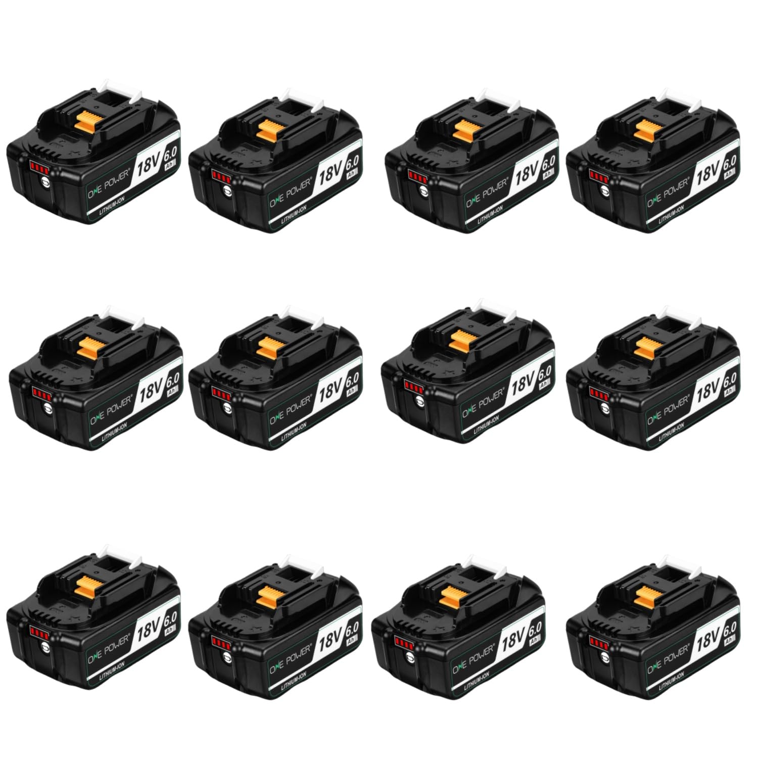 Amazon.co.jp: 【法人・業務用 12台セット】OnePower マキタ 18V 