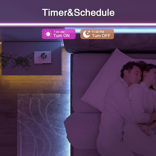 Miniatura 9 de OHMAXX Retroiluminación LED de Smart TV y lámpara de noche inteligente