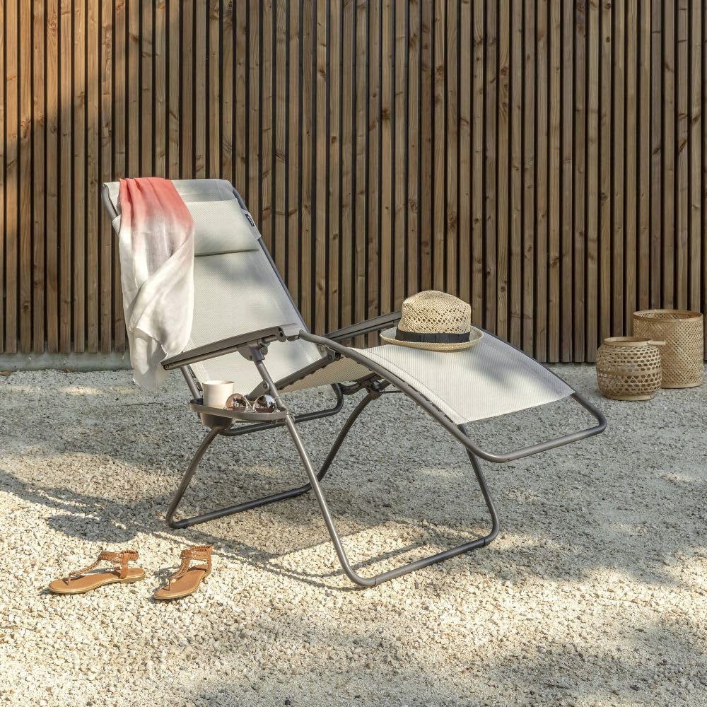 Lafuma Mobilier Relax Clip Pelle Sintetica Segale II Large