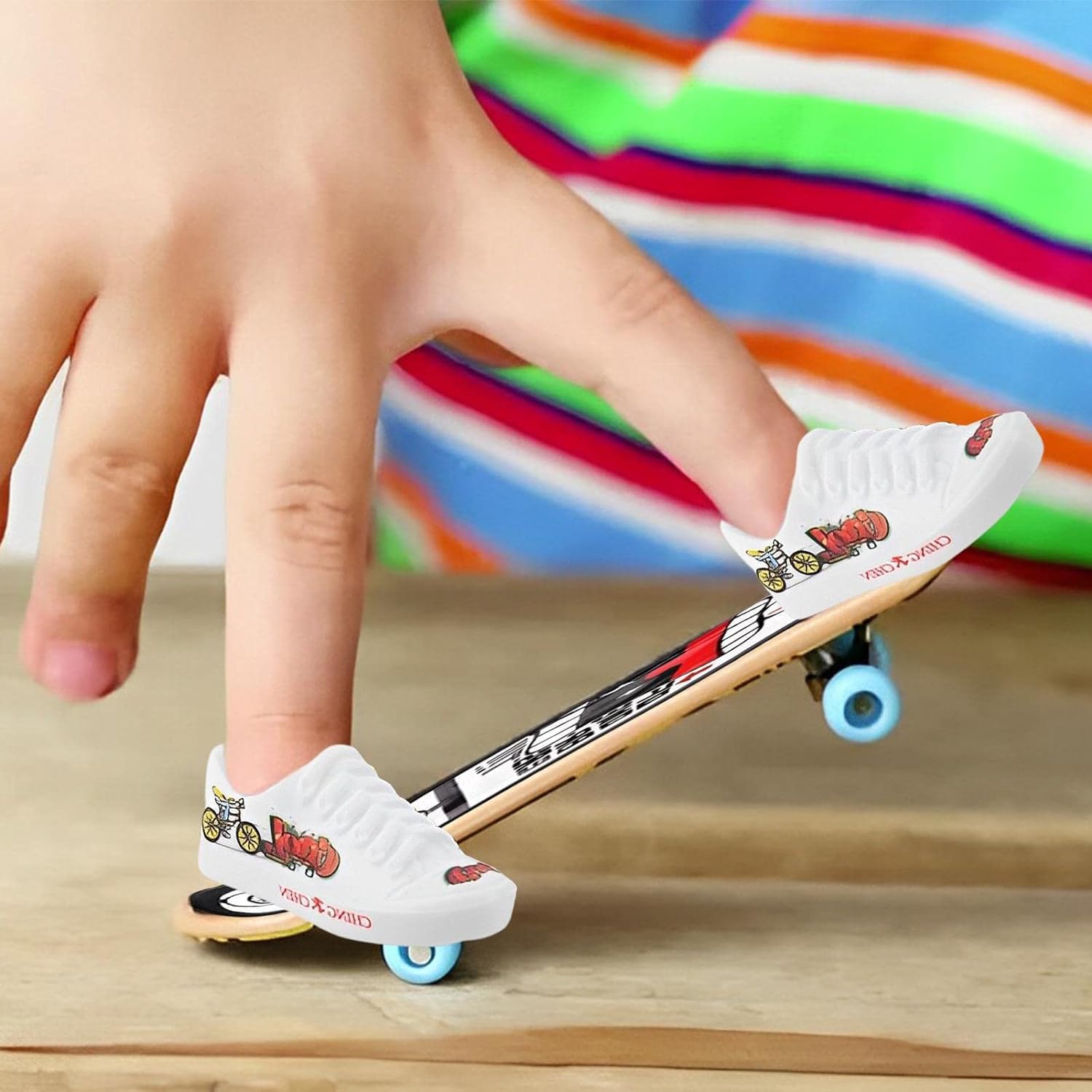 SquarezhenBo Mini Scarpe Da Dito, Mini Scarpe Da Dito, Ginocchiere - Foto 6