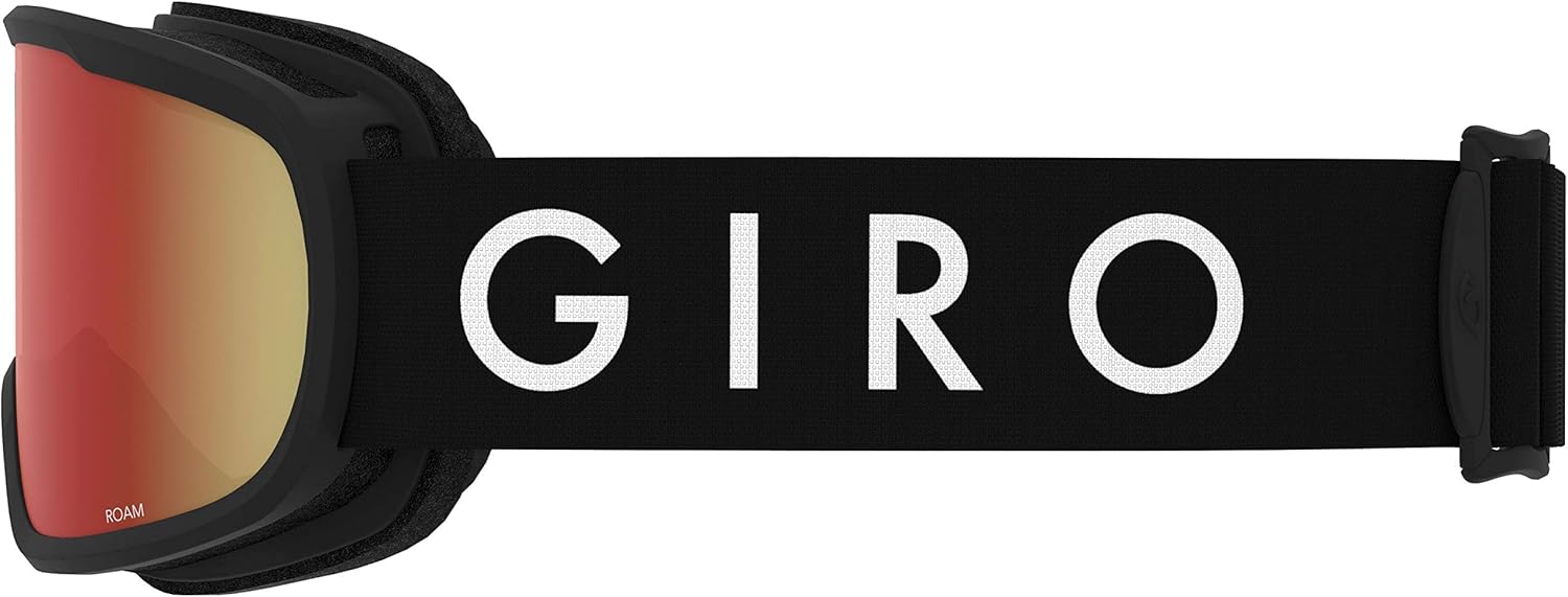 Giro Roam Adult Snow Goggles - Black Core Strap with Amber Scarlet/Yellow Lenses (2021)