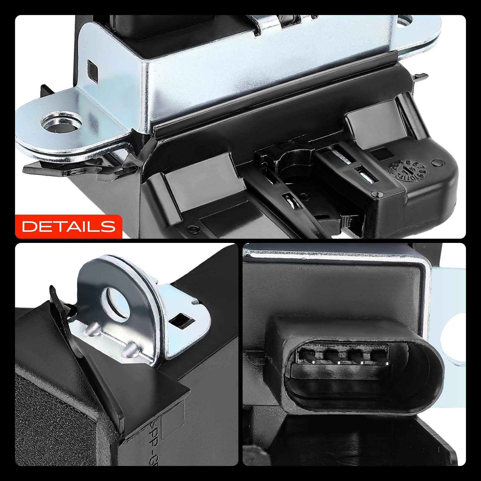 Frankberg Serratura porta serratura auto Portellone posteriore Compatibile con Polo 6C1 6R1 Polo Van 6C1 6R1 Replace# 6R0827505B