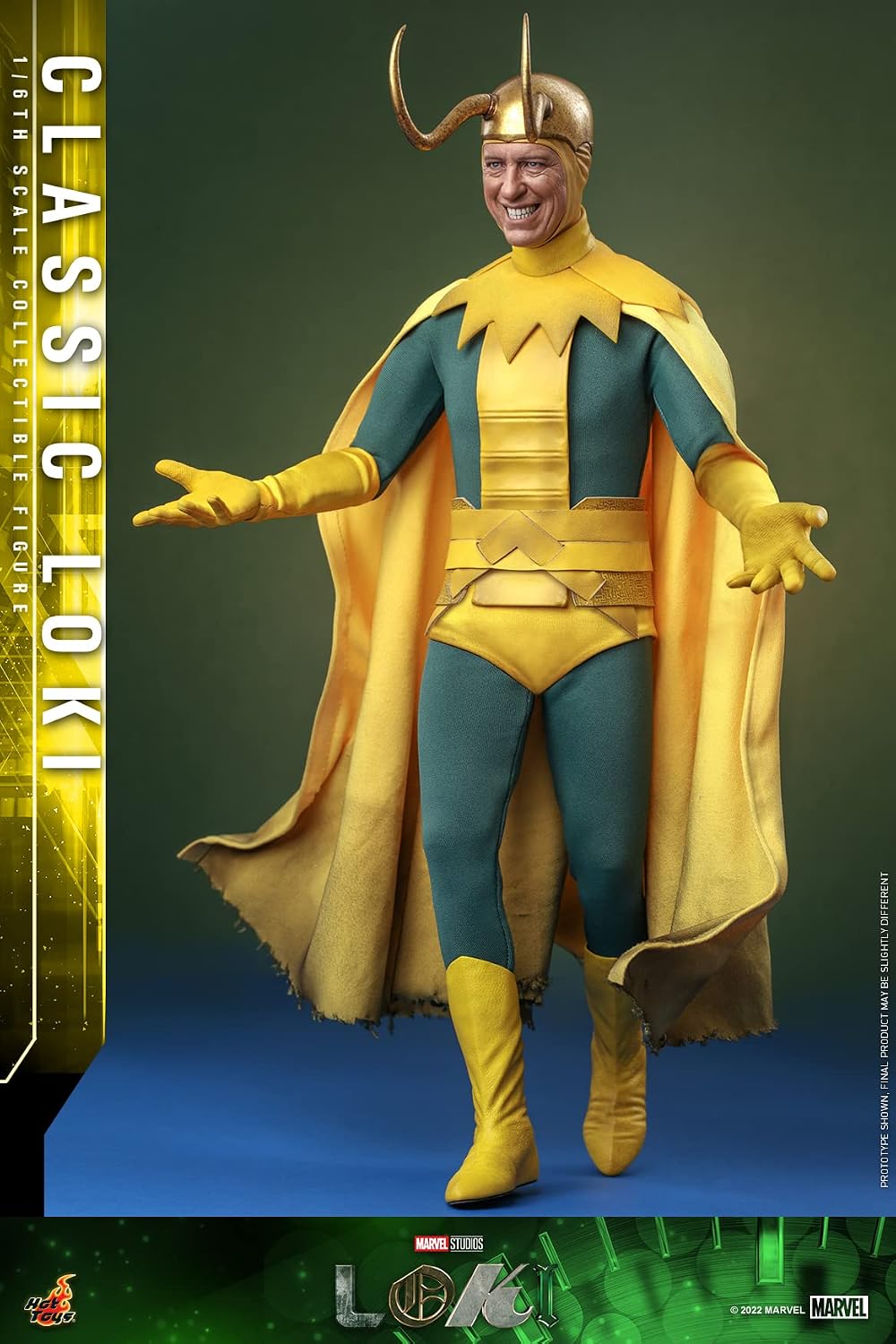 TV Masterpiece Loki Loki (Classic) 1/6 Scale Figure, Yellow, Approximately 12.2 inches (31 cm) Tall TMS073