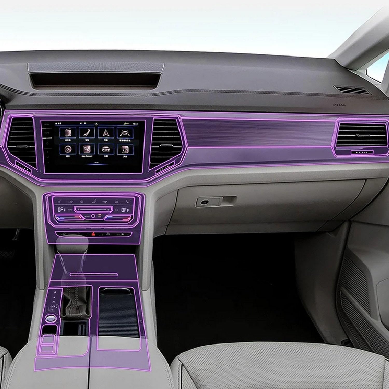 Console de film de protection TPU pour Volkswagen Viloran afin de voyager en famille sans rayures