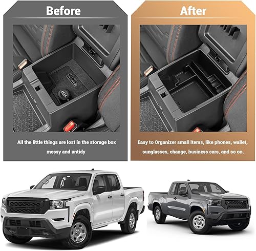 Miniatura 7 de YEE PIN Bandeja de consola Frontier 2022 2023 2023 Frontier Tray 2022 2023 Frontier Center Bandeja de consola Frontier 2022 2023 para accesorios