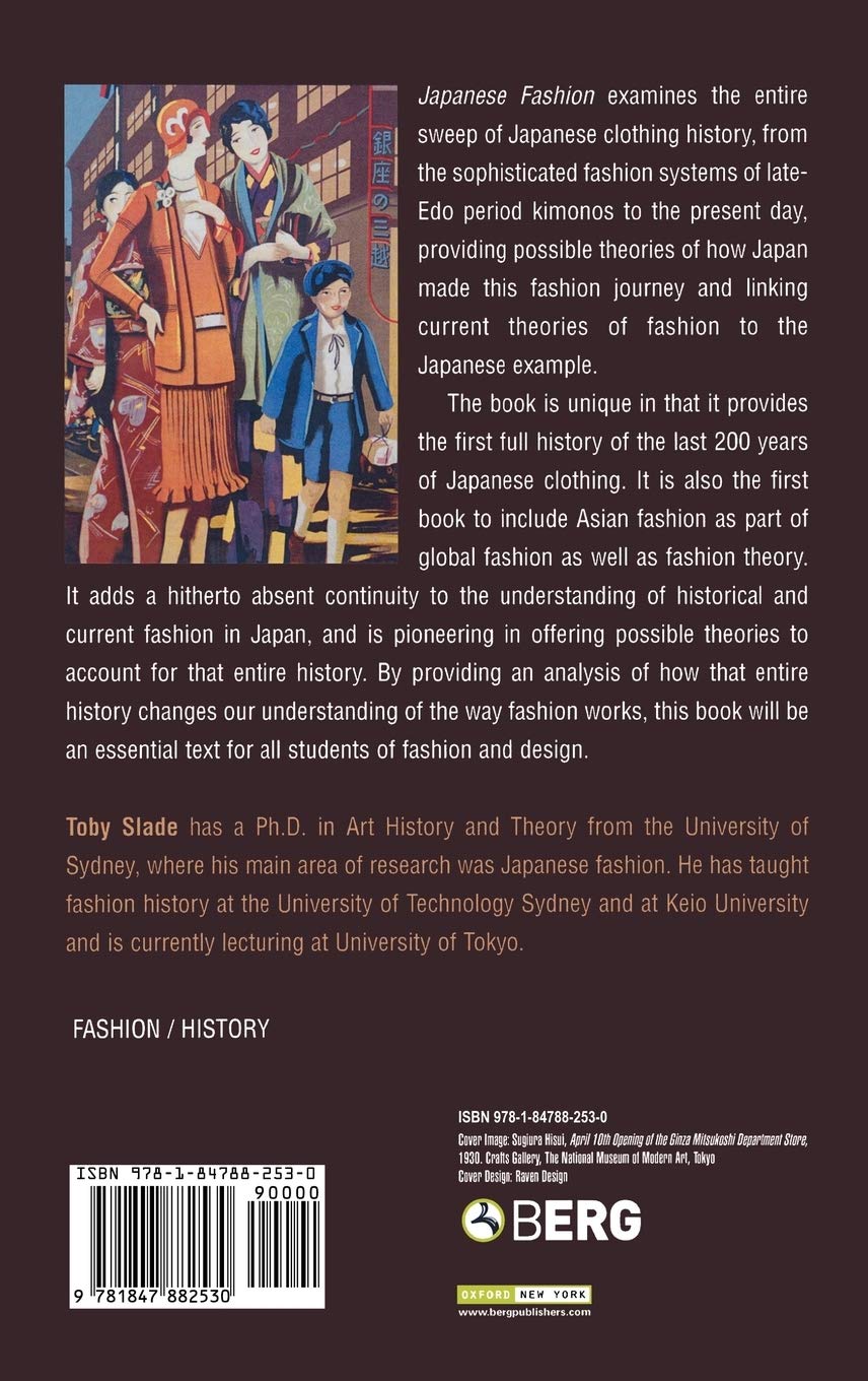 Japanese Fashion: A Cultural History
