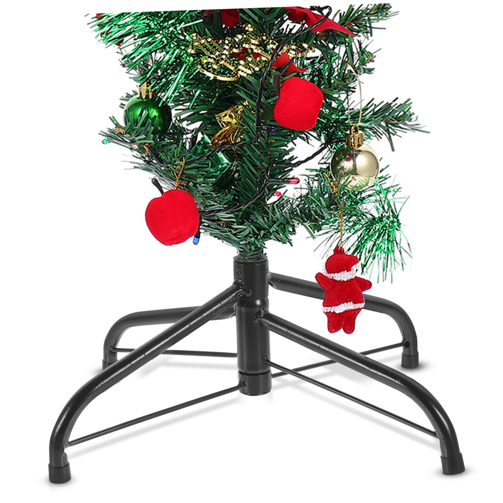 Cabilock Soporte De Árbol De Navidad De Metal Soporte De Árbol Artificial Soporte De Caja De Árbol De Navidad Base De Soporte De Árbol De Navidad Puesto De Mini Árbol Reemplazar Pala