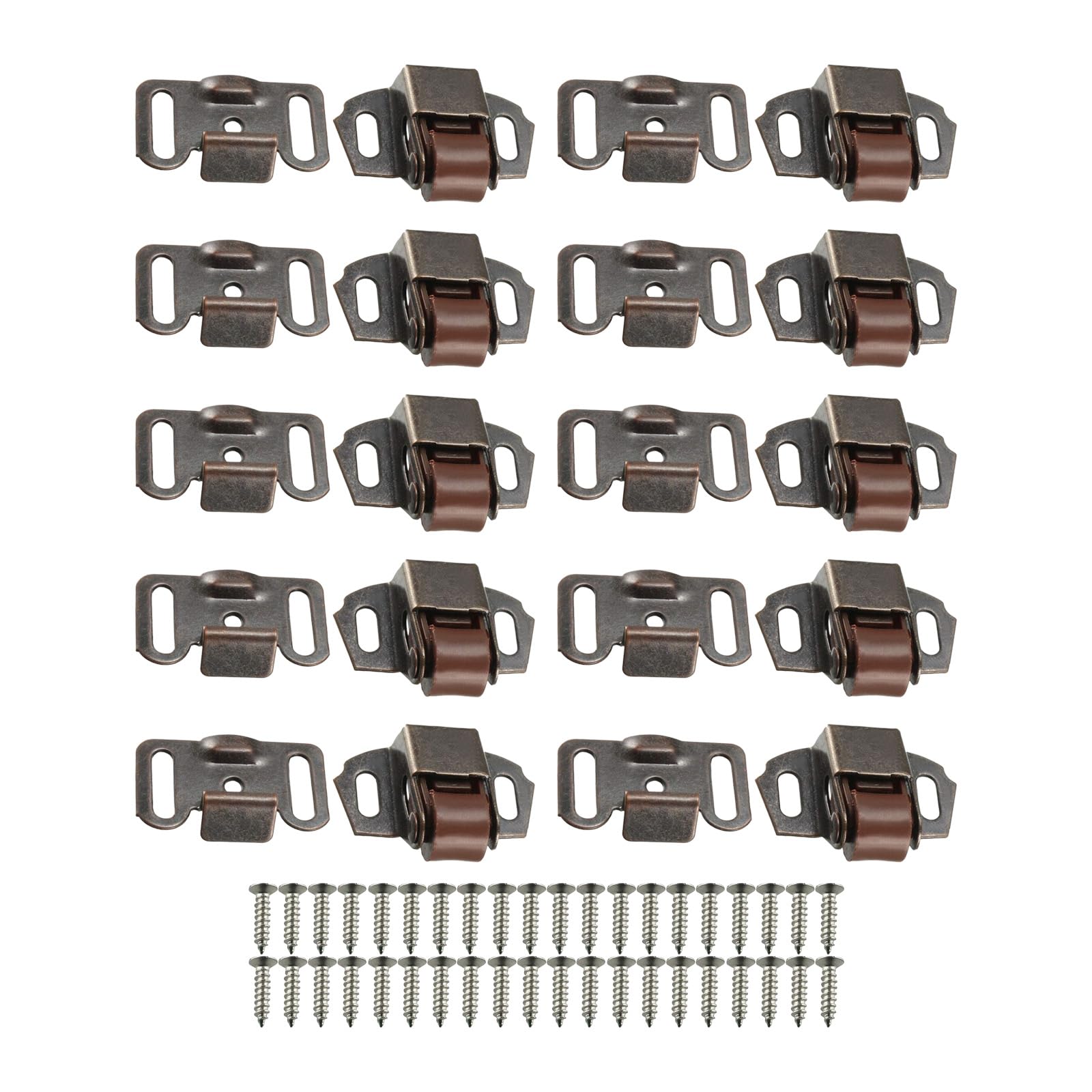 10Pcs Home Wardrobe Door Buckle Flat Bottom Low Leg Door Clip Cabinet Doors Roller Snapping Switches Clip Wardrobe Fixed Latches
