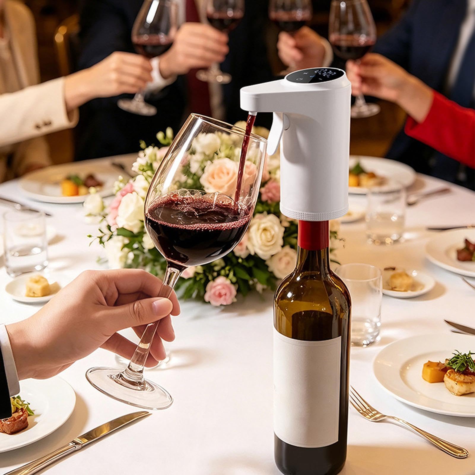 Dispensador Eléctrico Aireador de Vino Dispensador con Pico de Precisión