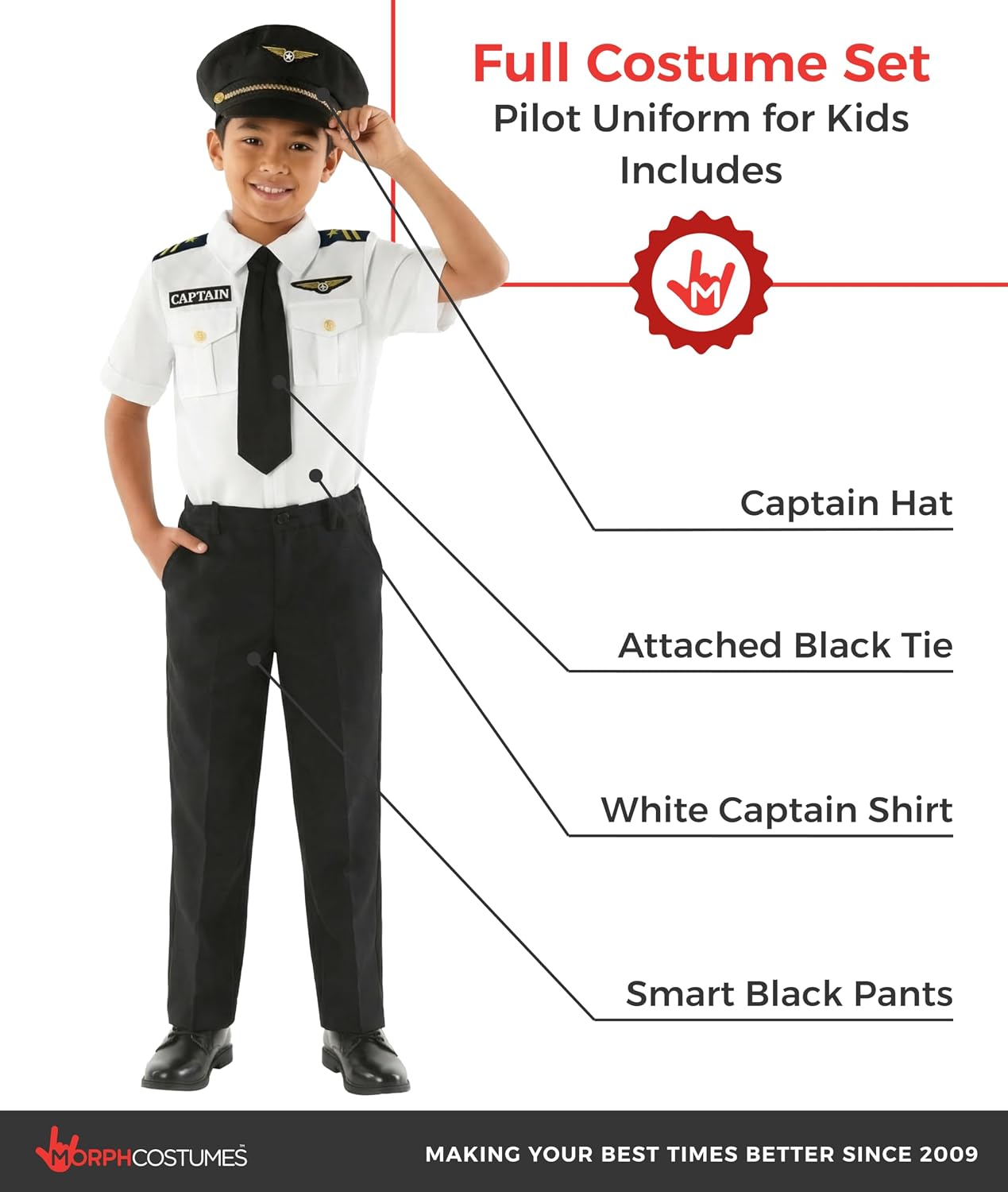 Morph, Pilot Costume Kids, Halloween Costumes for Kids image 2