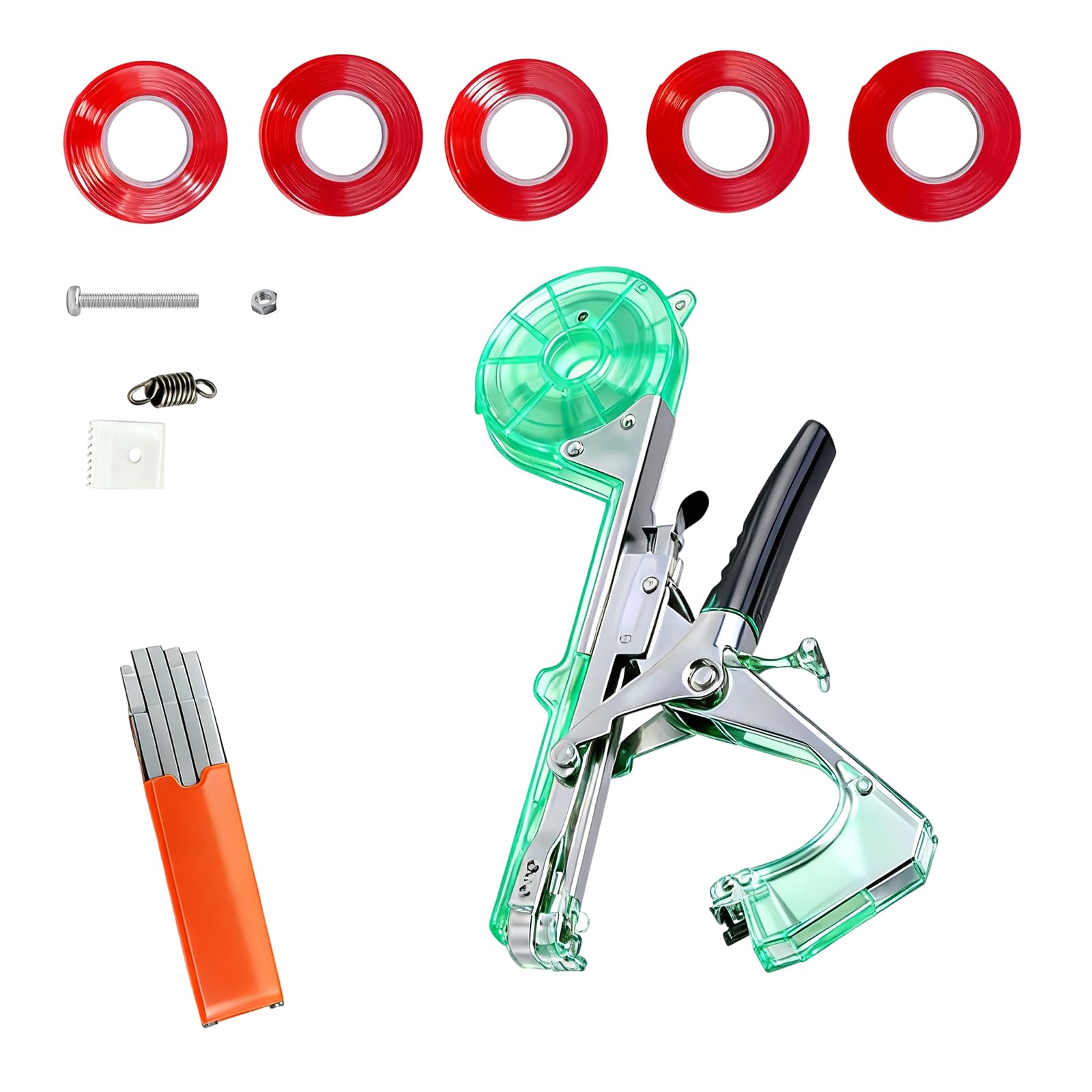 ABS Metal Vine Tying Machine Tape Tool for Sturdy Plant in Horticulture Handheld Plant Binding Tool Vine Tyer
