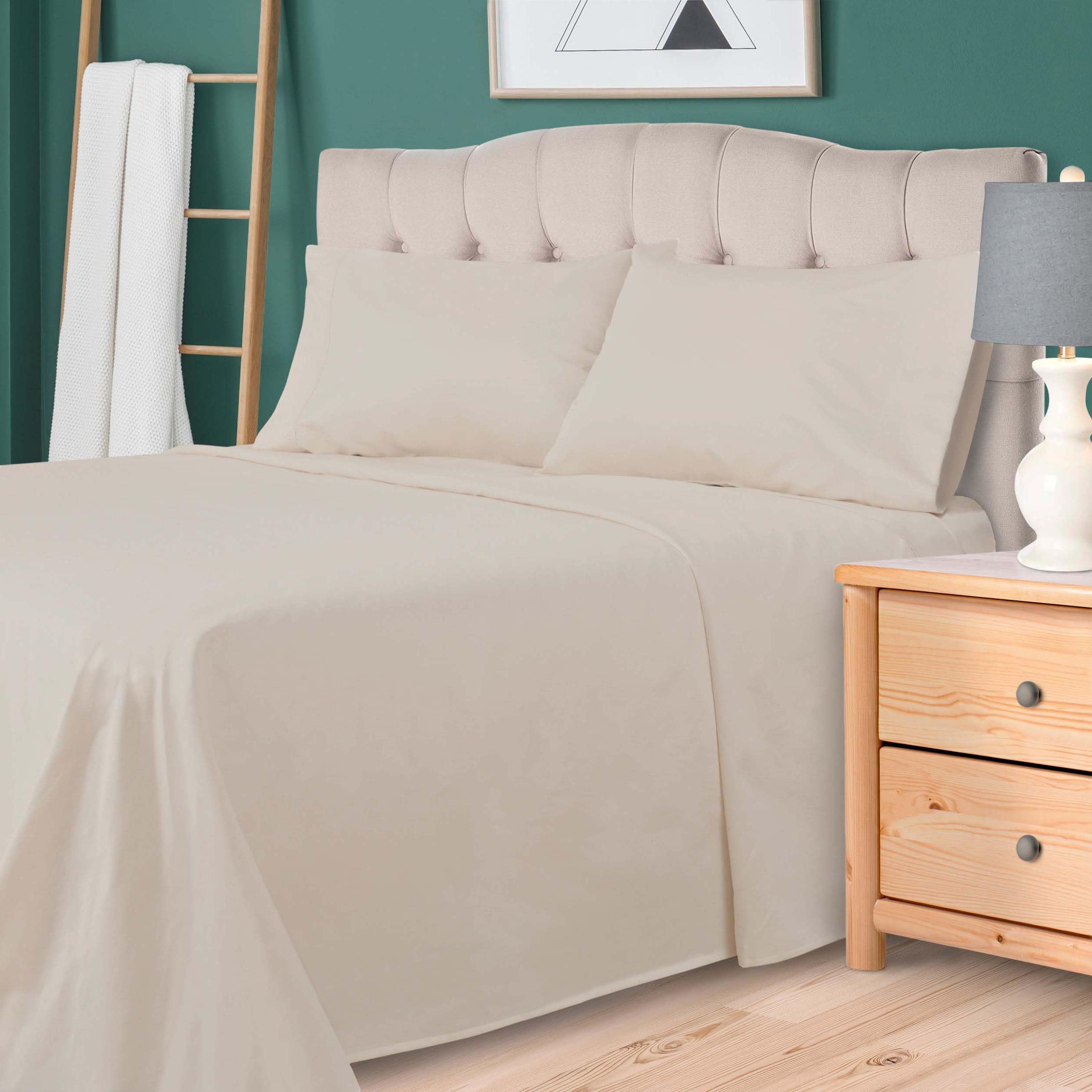 Superior 700 Thread Count Egyptian Cotton Sheet Set Bedroom Sheets Modern Home Essentials Bedding Basics 1 Elastic Deep
