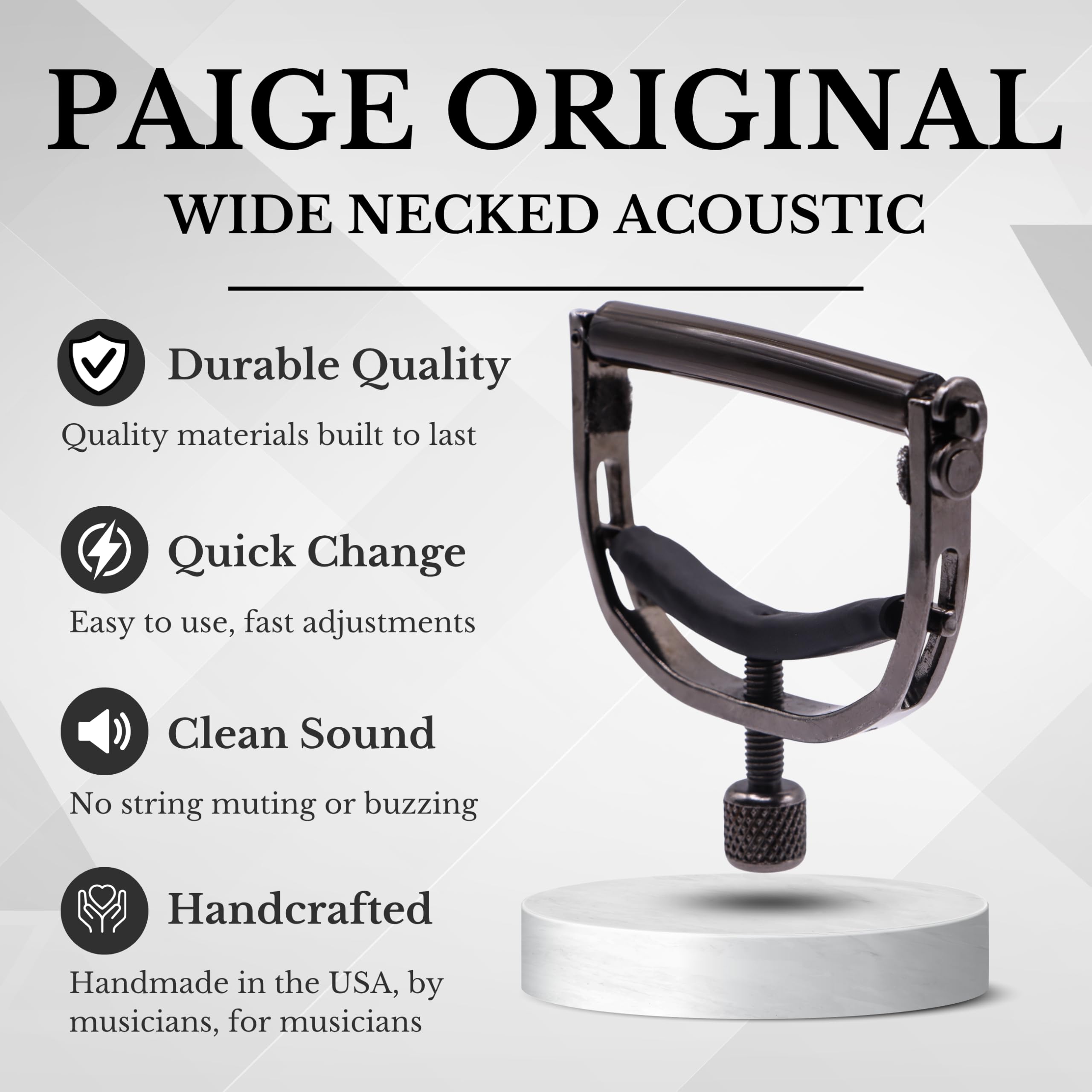 Paige P-6EW Original Capo, 6-string wide