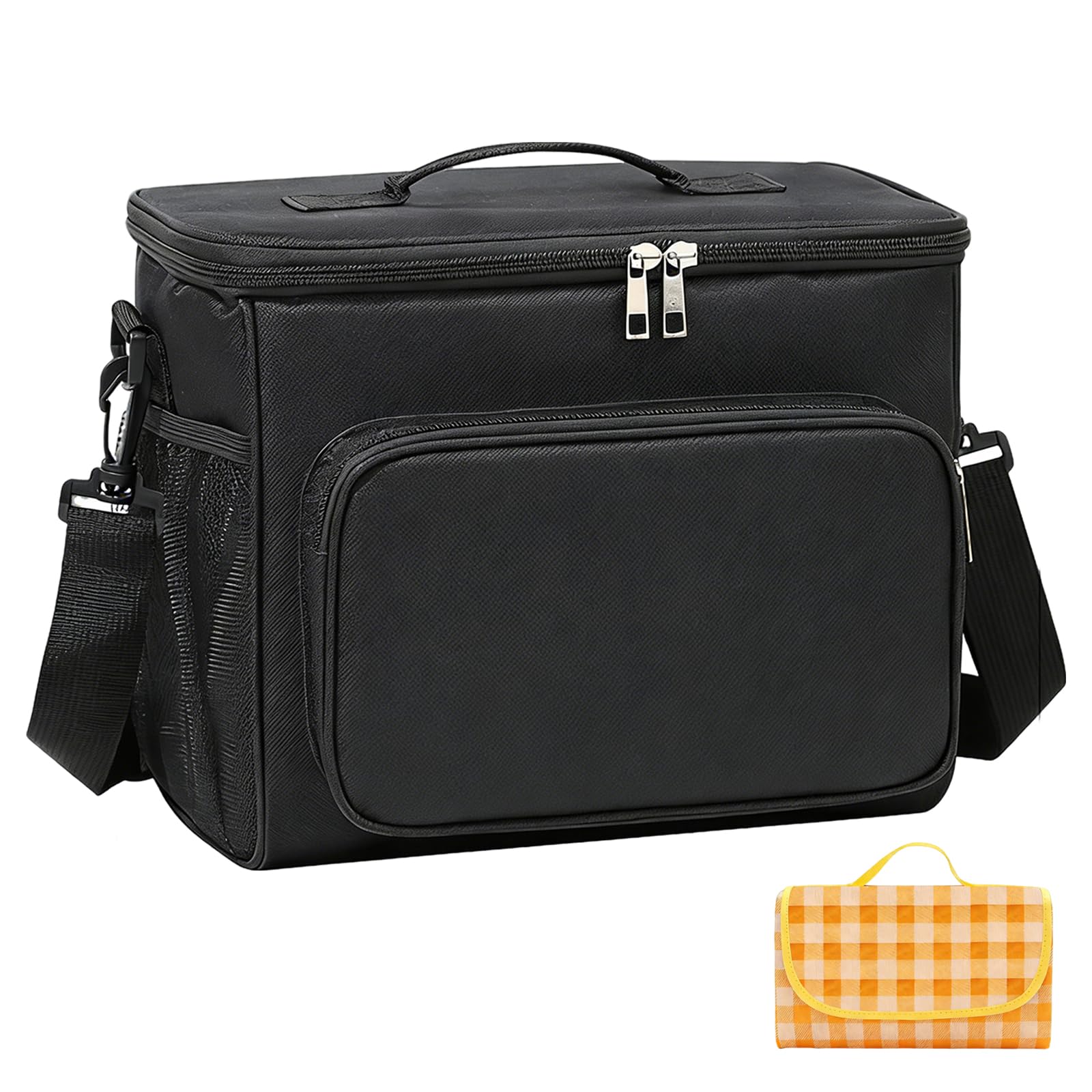 Insulated Lunch Bag,10L Leakproof Cooler Thermal Lunch Box Bag with Picnic