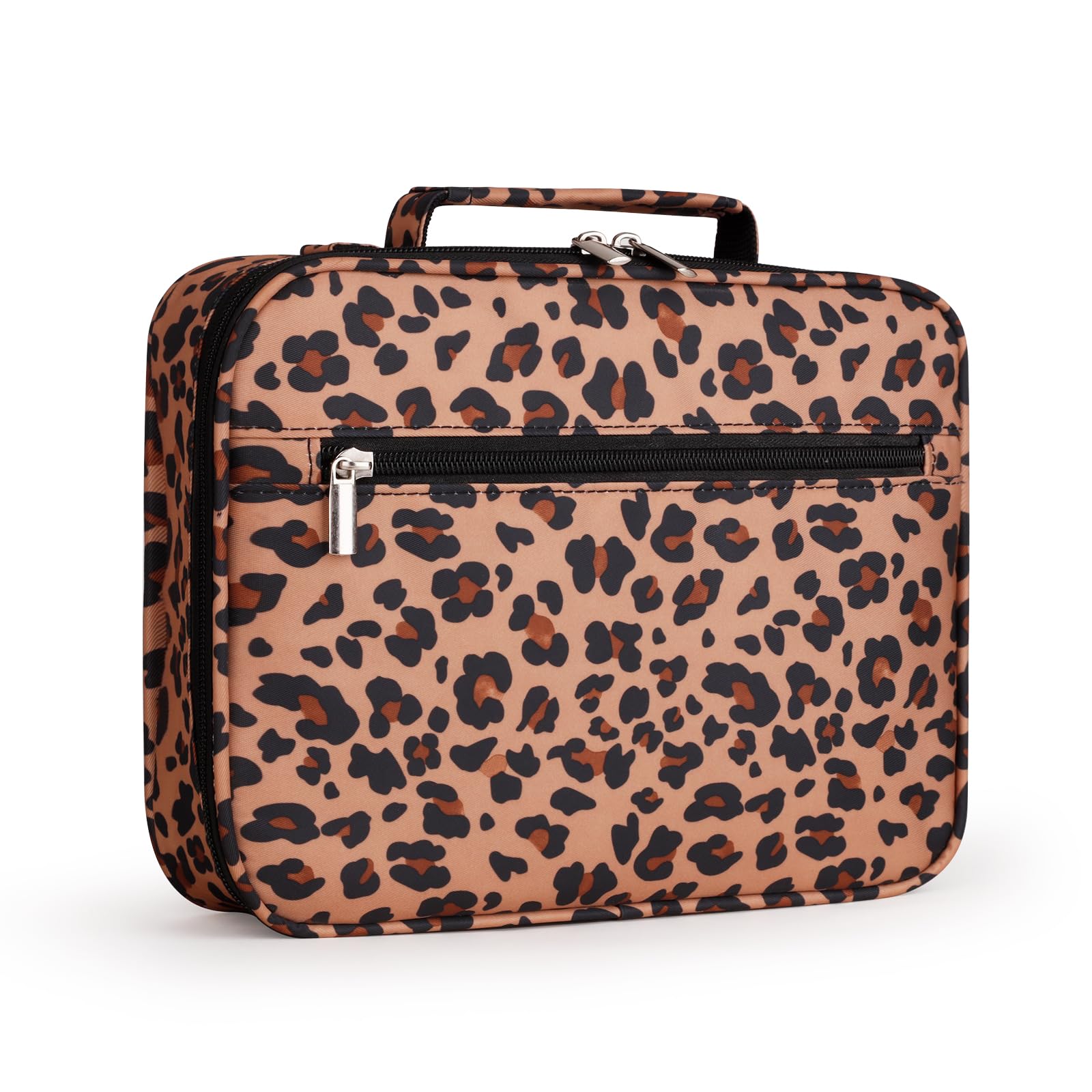 Bible Cover for Women - Bible Case for Men Multi-Functional Stationery Organiser - Large Pencil Case Organisers - Bible Study Supplies for School, Office, Travel - 11 x 8 x 2.5 inches, Curry Leopard โ image 1