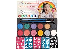 Nature's Palette: Enchanting Face Painting Kit for Vibrant Expressions