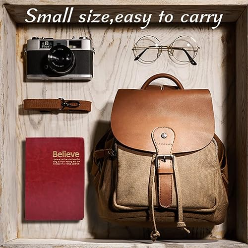 Miniatura 6 de Lemical Cuaderno de cuero grueso de 720 páginas, diario de escritura, cuaderno grueso de 360 hojas de papel rayado, diario de viaje, regalo ideal