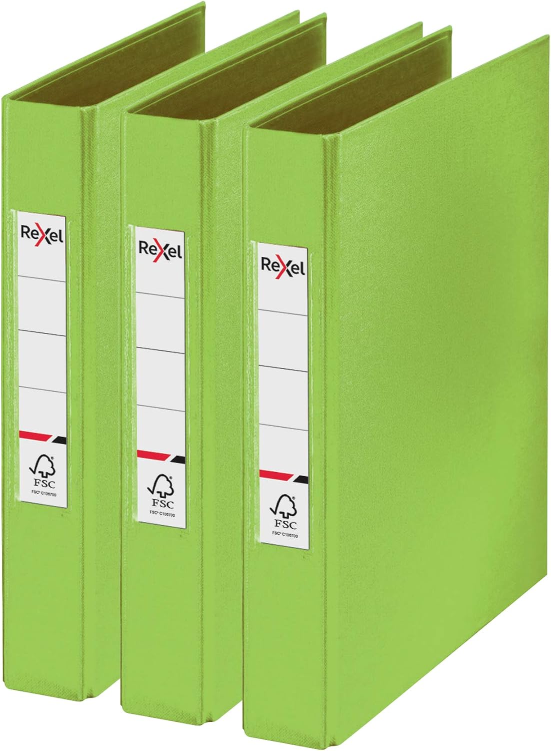 Rexel A5 Ring Binder, Green, 25 mm 2 O-Ring Diameter, Choices, 2115561