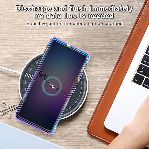 Miniatura 5 de Rancase Funda para Galaxy S21 Ultra 5G tres capas de protección resistente a los golpes parachoques de plástico duro  funda protectora de goma de