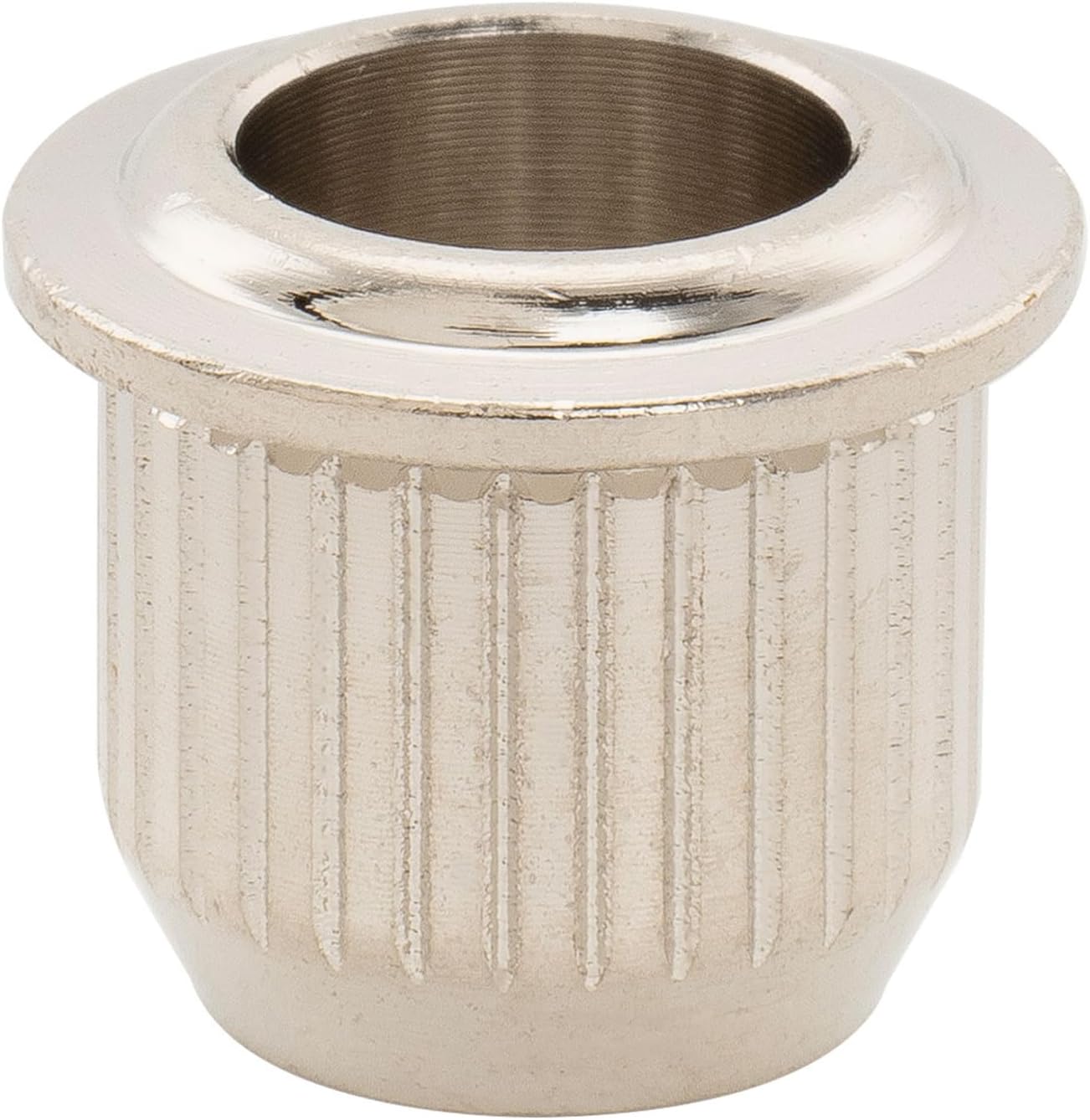 Musiclily Ultra Solid Brass 9.2mm Vintage Tuner Bushing Ferrule Nickel 6Pcs