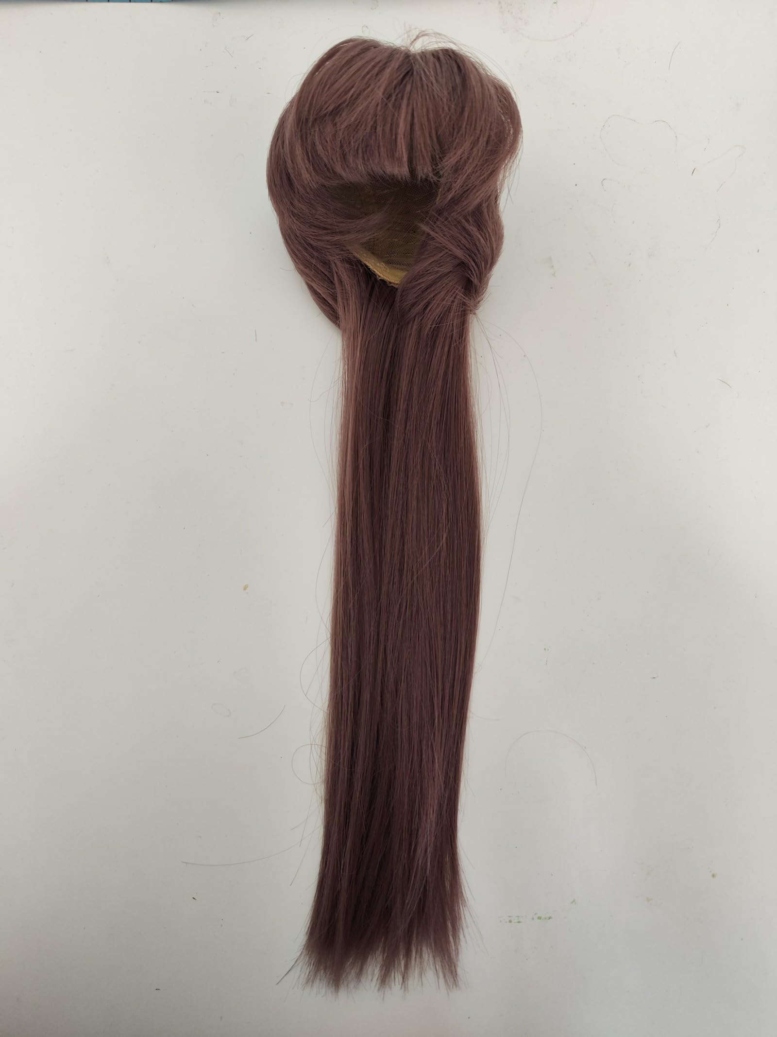 1/8 bjd sd Hair Teru Ancient Jellyfish Head Doll Wig Chestnut Brown