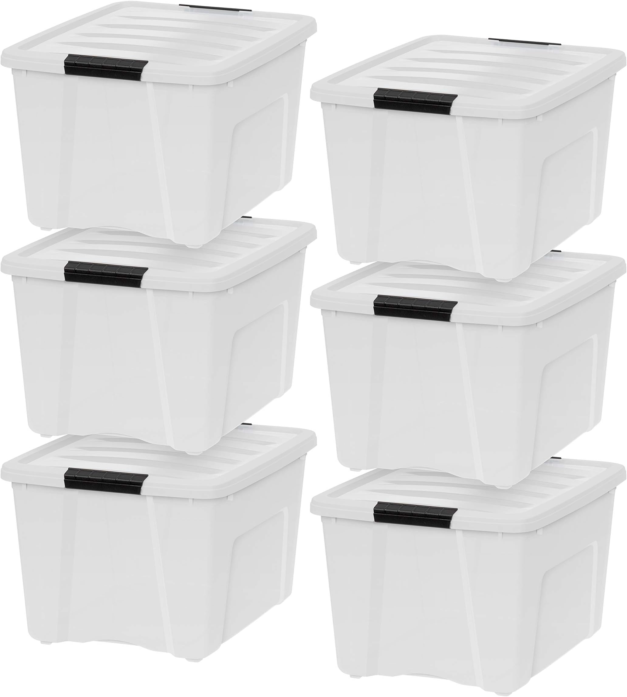 Iris OhyamaUsa Tb-36 Storage Bin, 40 Qt, Pearl