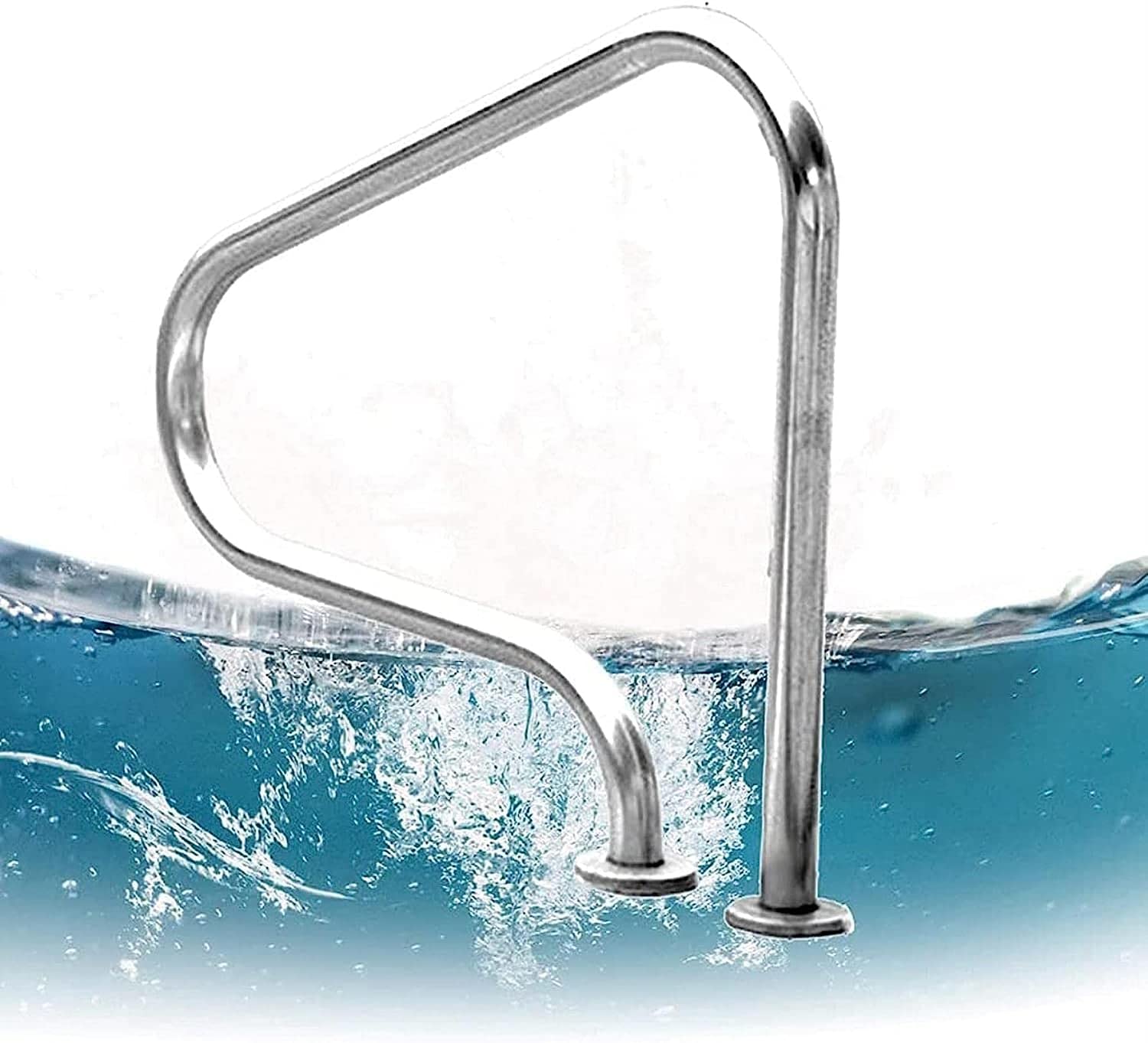 Sdgeryeeg One Color Handrail， Pool Handrails Slides Rail Railing Swimming Easy To Install,304 Stainless Steel Stair