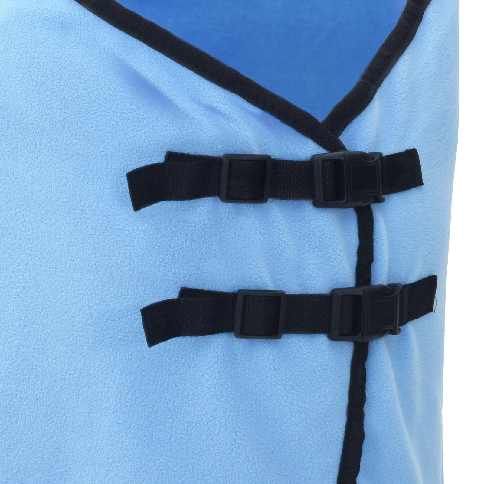 Manta para caballos Aqua de 115 cm, poliéster, transpirable, impermeable, resistente al viento, con cuello extraíble y bolsillo para el vientre para pastos, protección al aire libre contra el