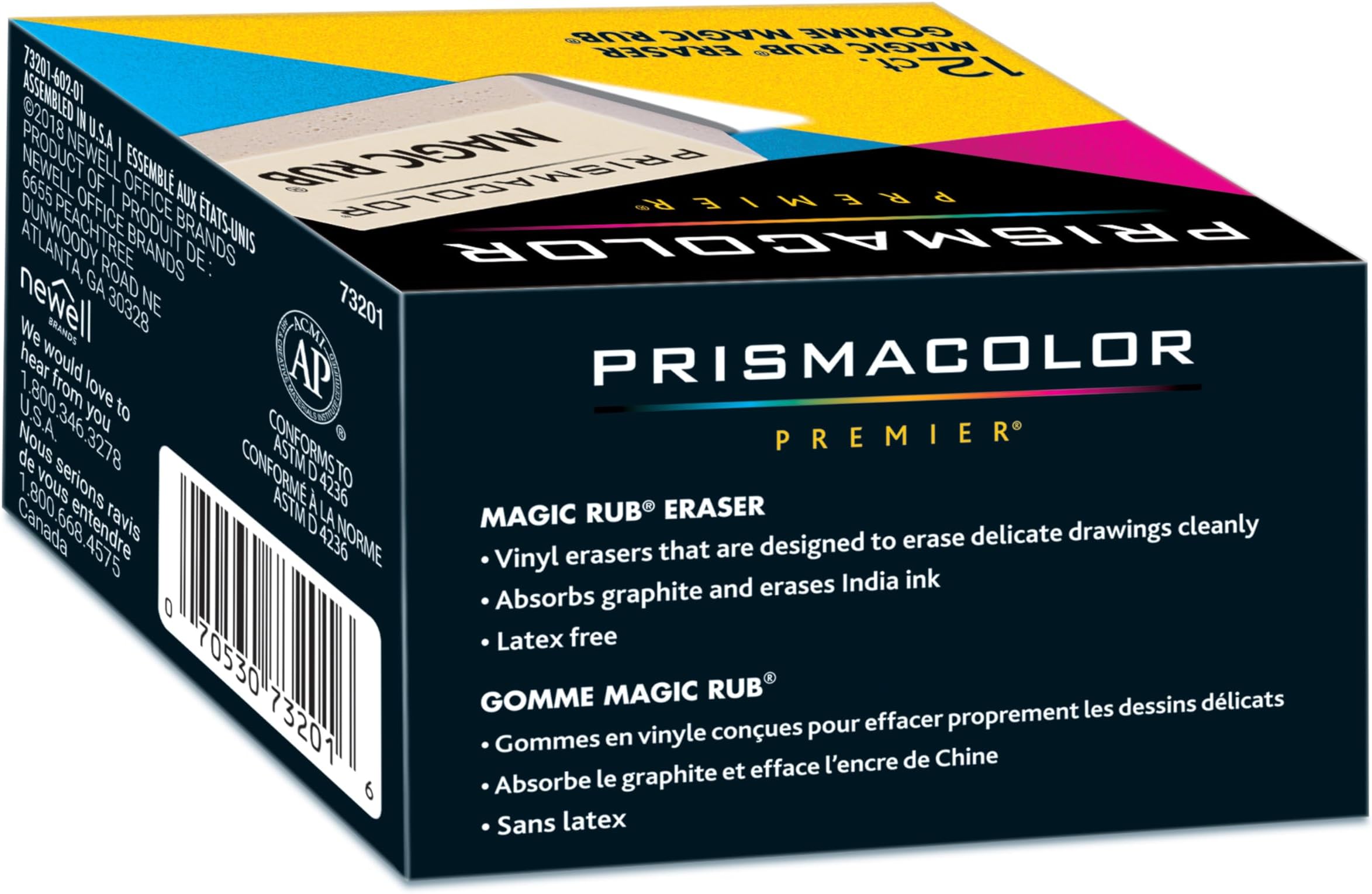 PRISMACOLOR Magic Rub Eraser No 1954 12Box Min 1 Box,White
