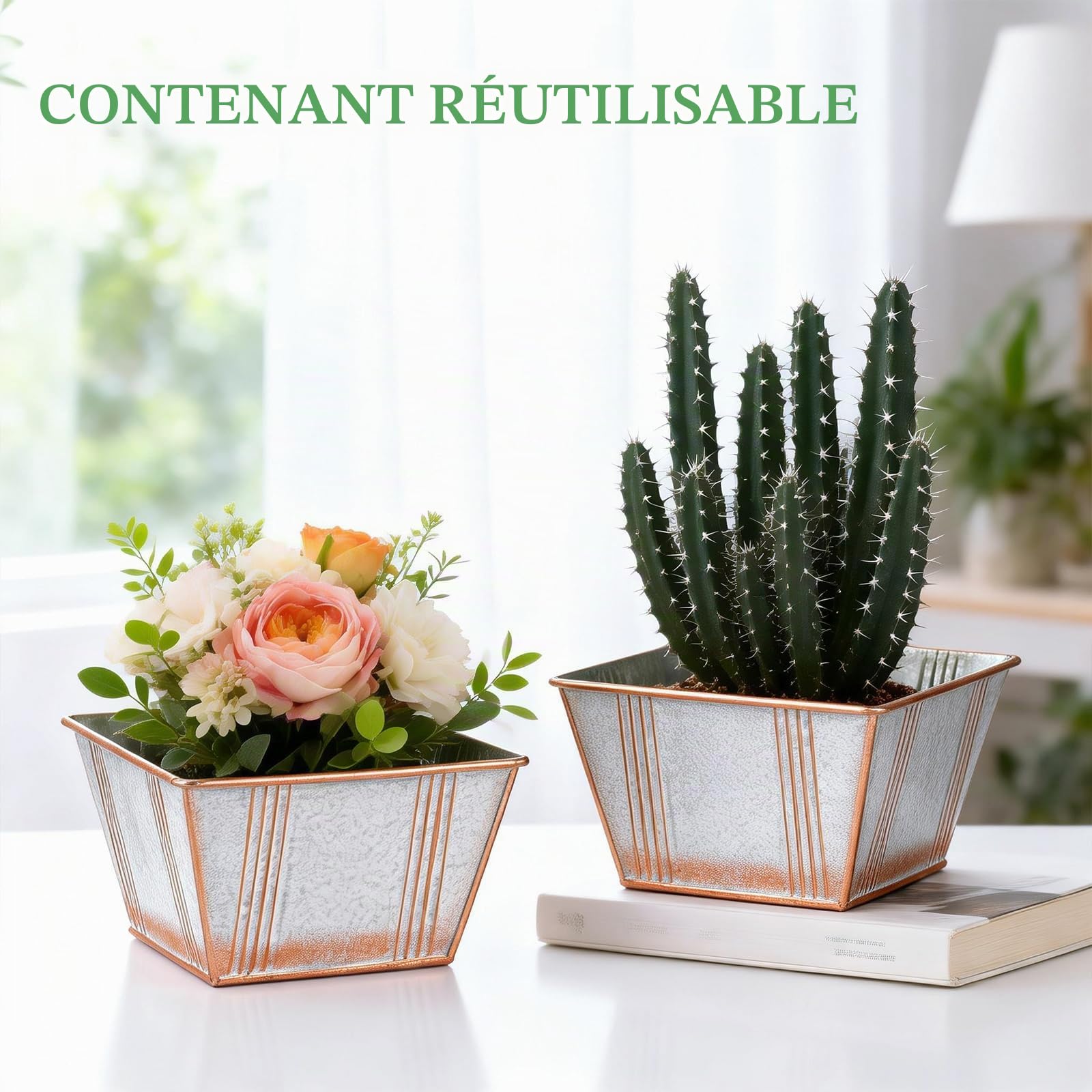 Lot de 2 grandes bougies à la citronnelle pour extérieur, 2 x 368,5 g (13 oz), bougies à la citronnelle 200 h, sans fumée, cire de soja naturelle parfumée, pour jardin, extérieur, intérieur, camping
