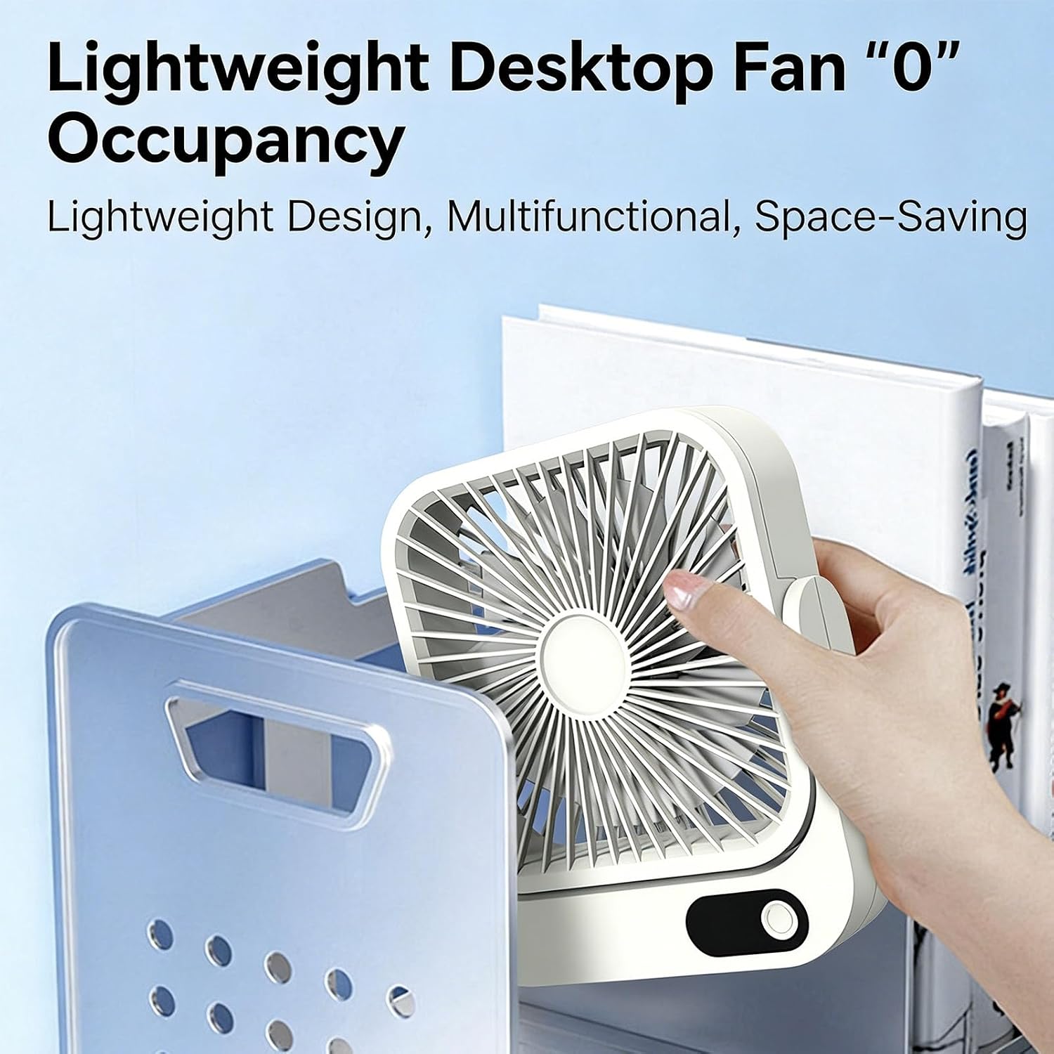 Compact Fan with Mounting and Balanced Wind Design High Fan