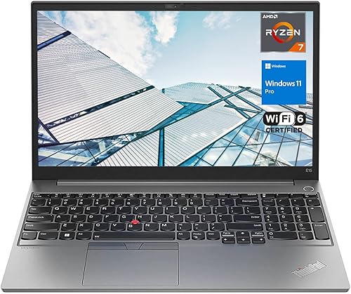 Lenovo ThinkPad E15 Gen4 - Laptop empresarial, pantalla FHD de 15.6 pulgadas, procesador AMD Ryzen 7 5825U, 40 GB de RAM, SSD de 1 TB, KB