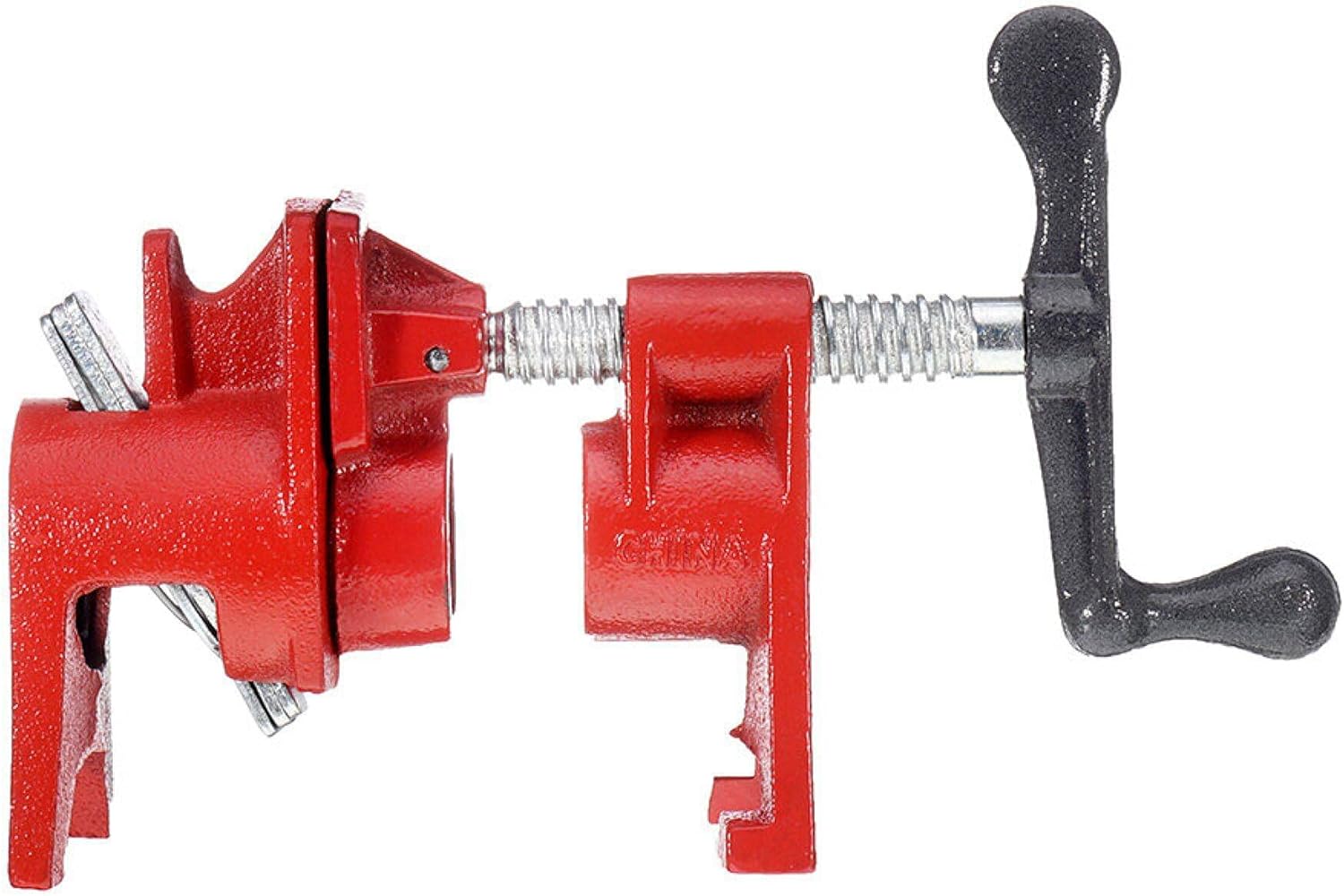 Amazon クイックバークランプ 3/4インチキャストアイアンヘビーウッドグレインパイプクランプクリップファーストウッドワーキング