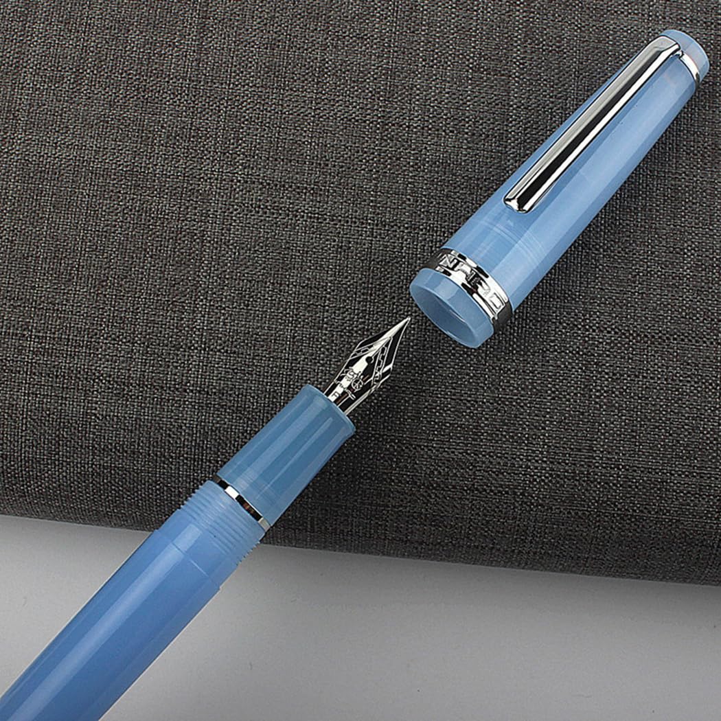 Ranvi 3 PCS Jinhao 82 Acrylic Fountain Pen, Iridium Fine Nib with Ink Converter - Image 4