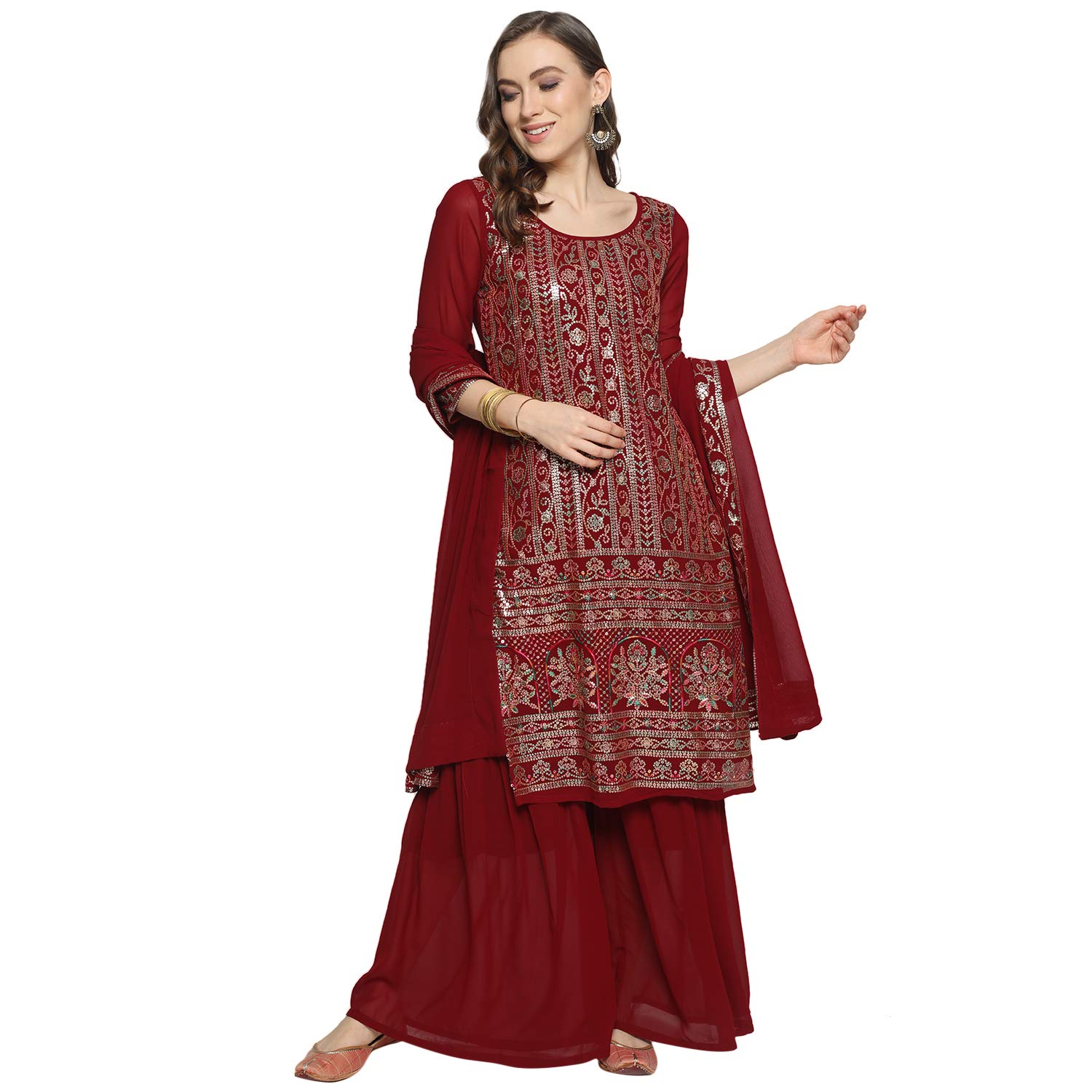 AksWomen Salwar Suit Set
