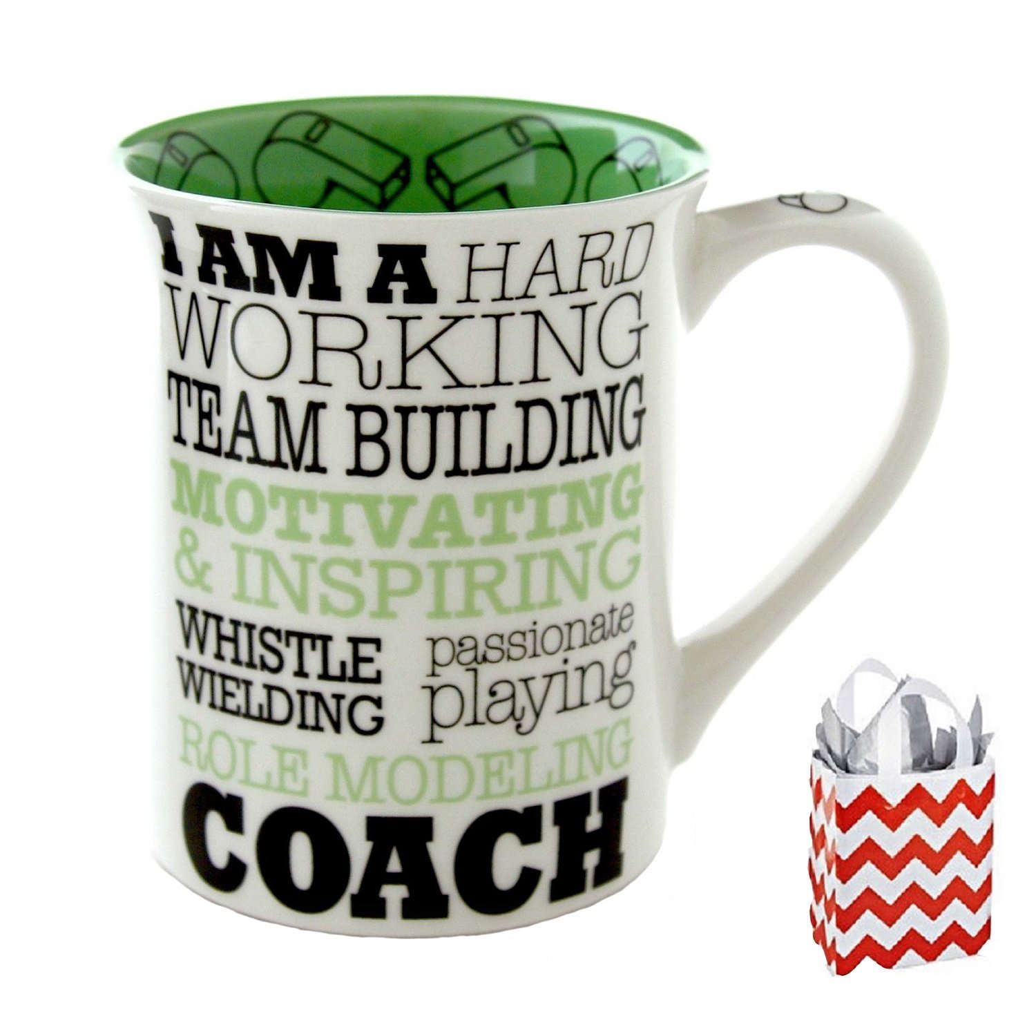 Coach Coffee Mug 16-ounce & Bag - 2 Piece Gift Set
